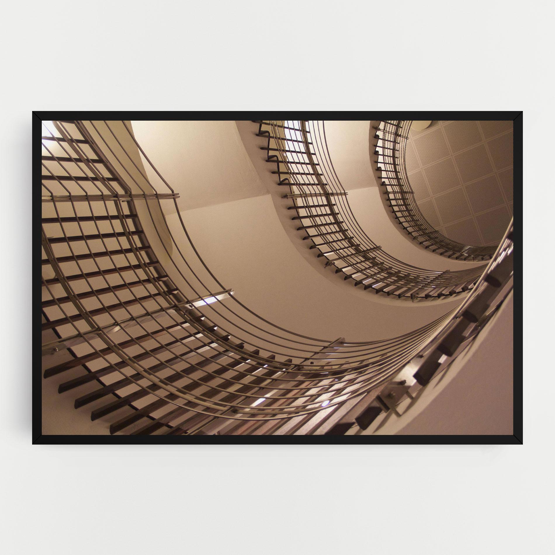 Картина на платно Cream Stairs mockup 0