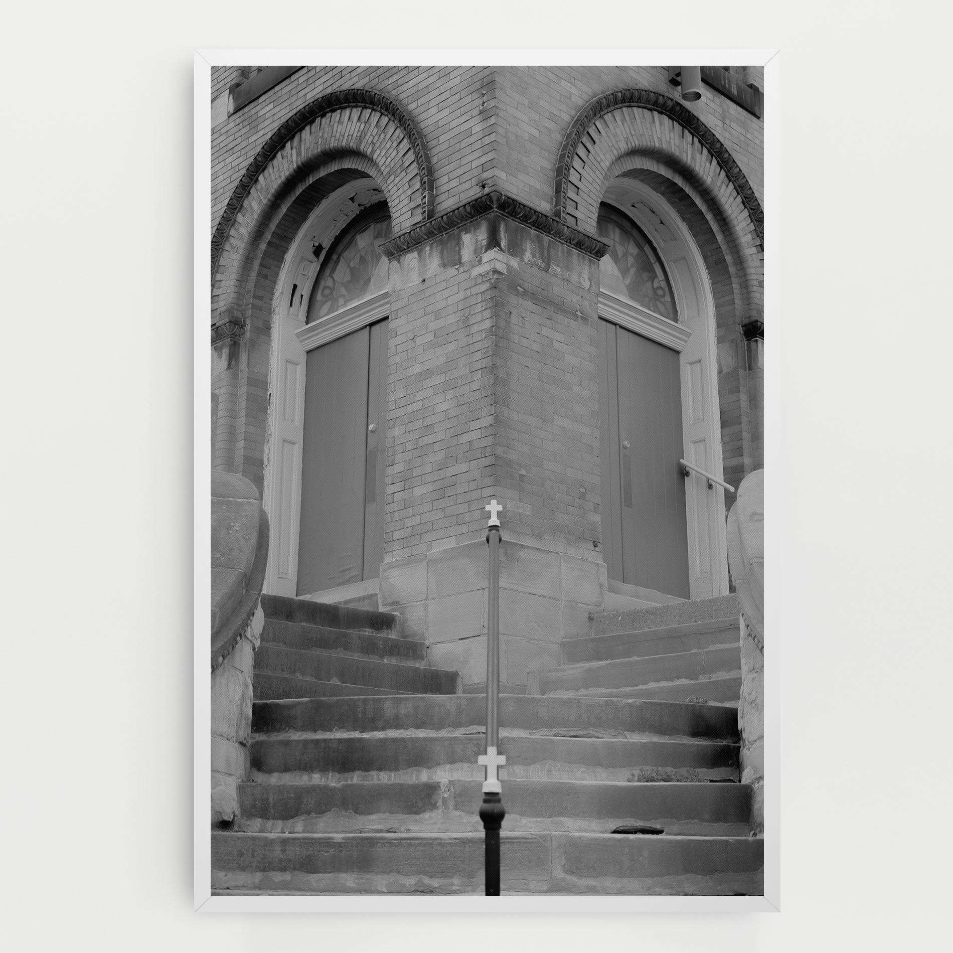 Картина на платно Grey Dors mockup 0