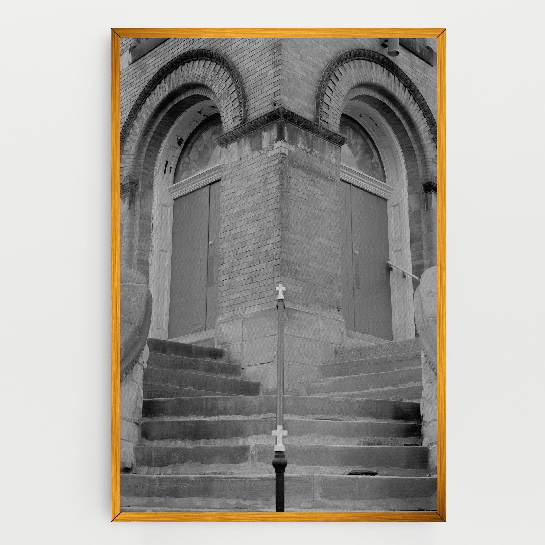 Картина на платно Grey Dors mockup 0