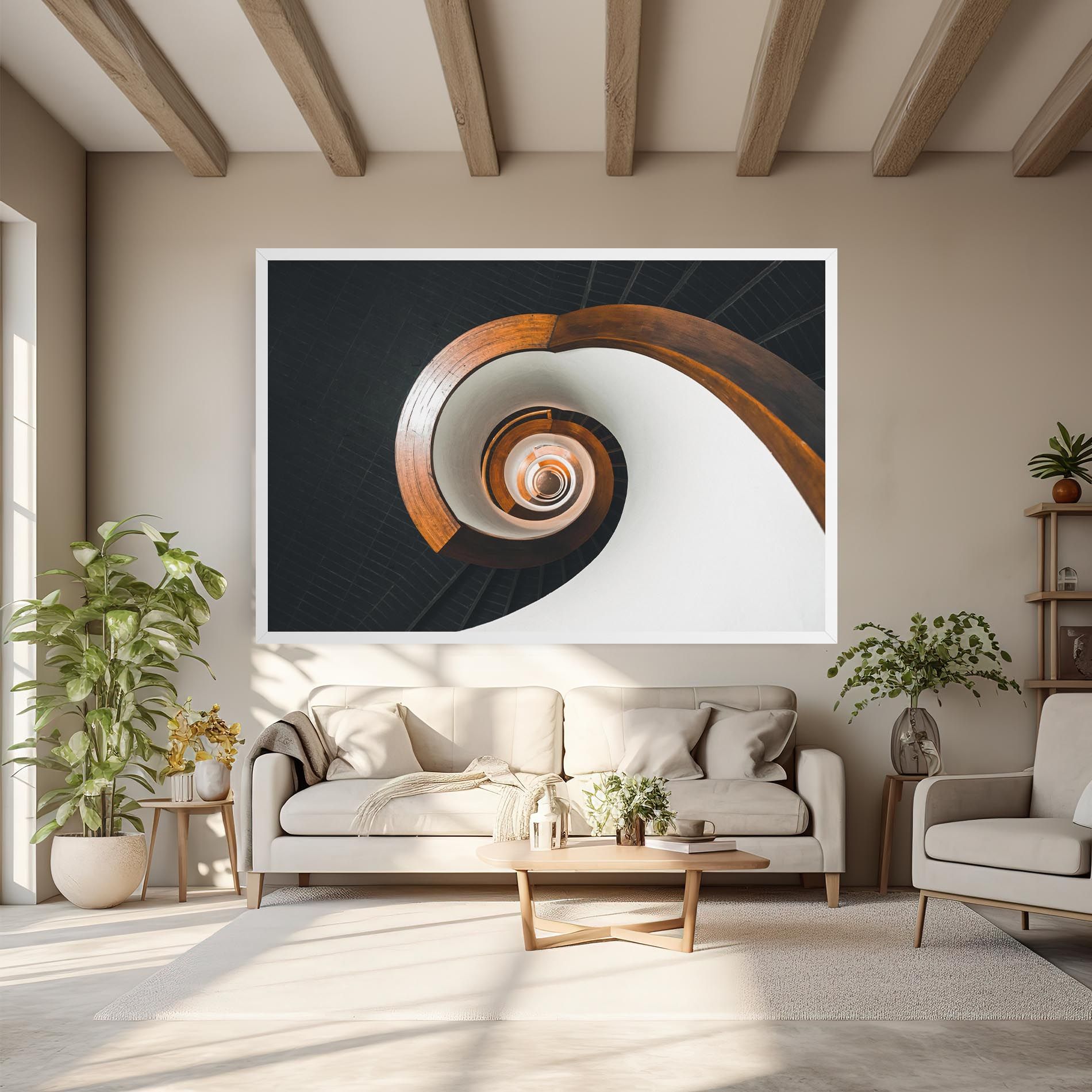 Black Spiral Stairs mockup 6