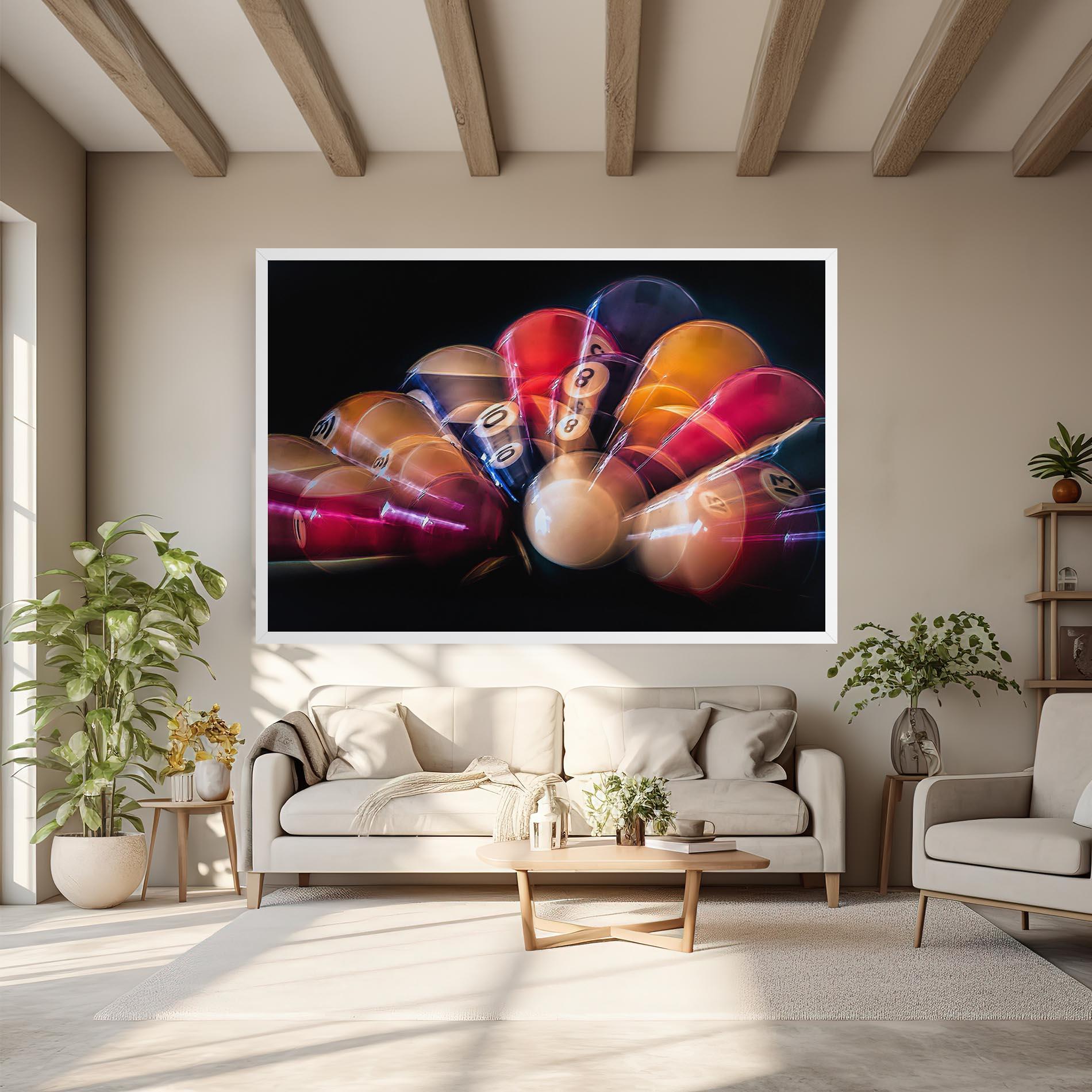 Картина на платно Bowling Balls mockup 6