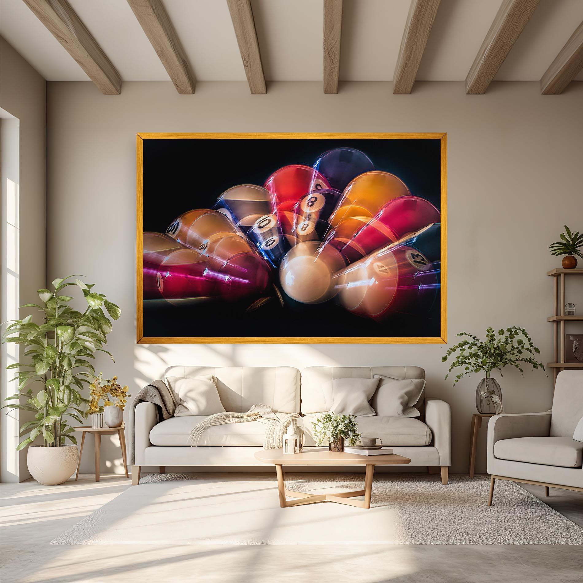 Картина на платно Bowling Balls mockup 6