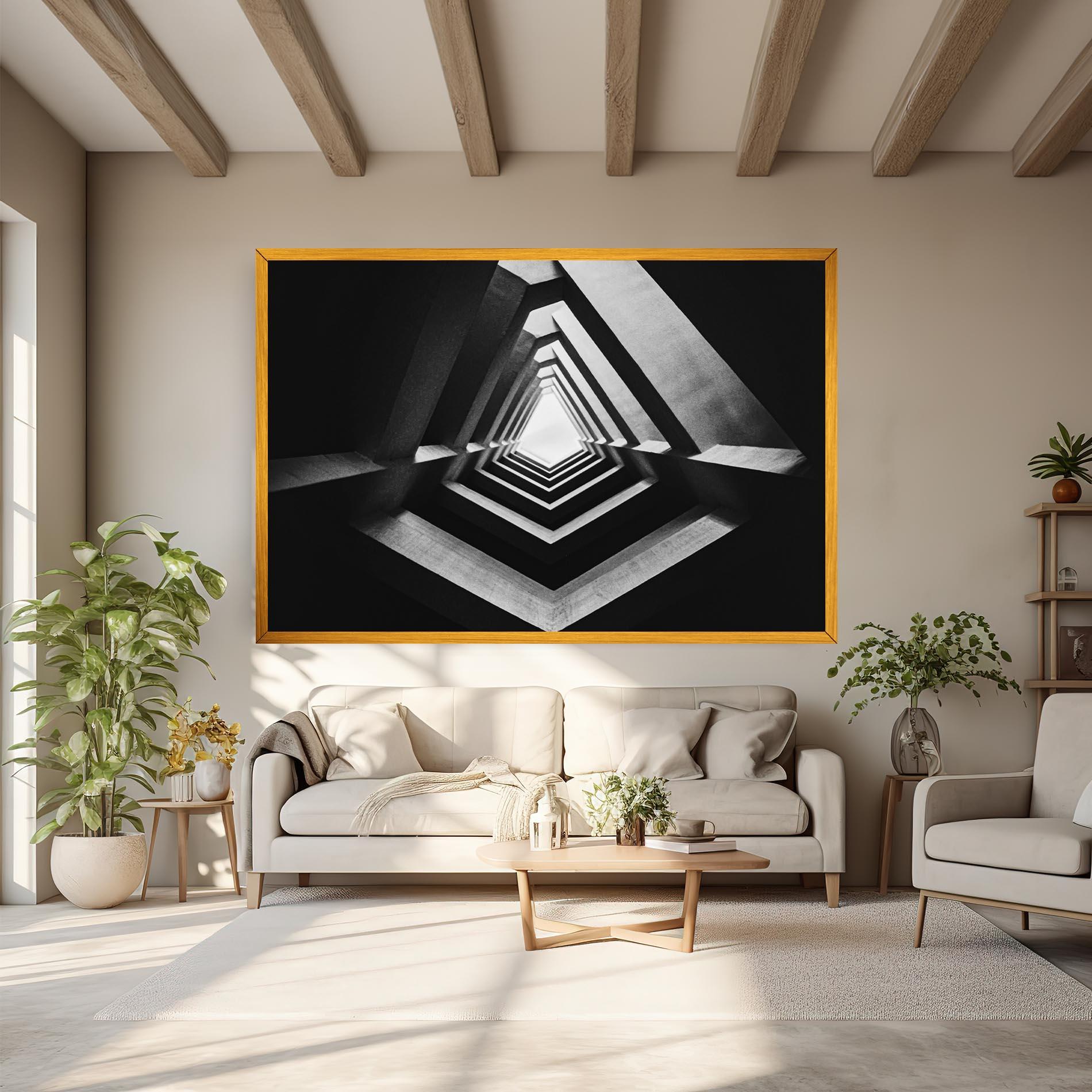 Картина на платно Dark Shadow mockup 6