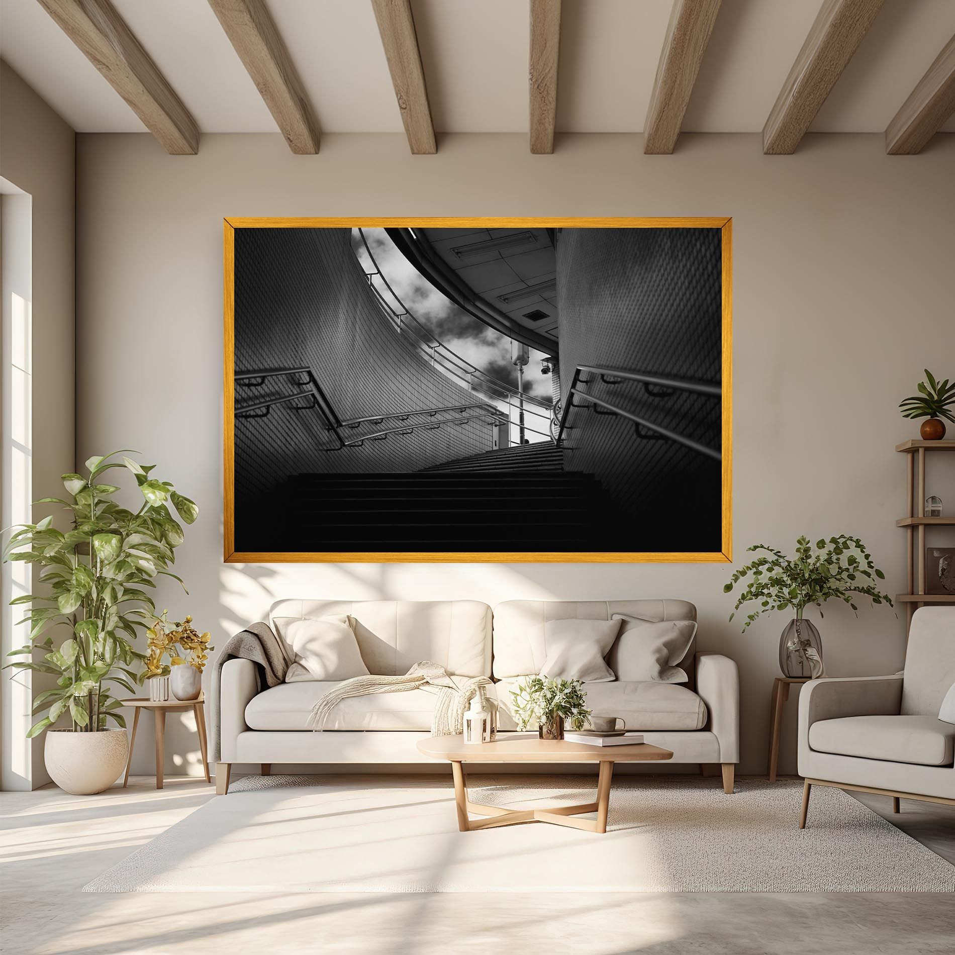 Grey Up Stairs mockup 6