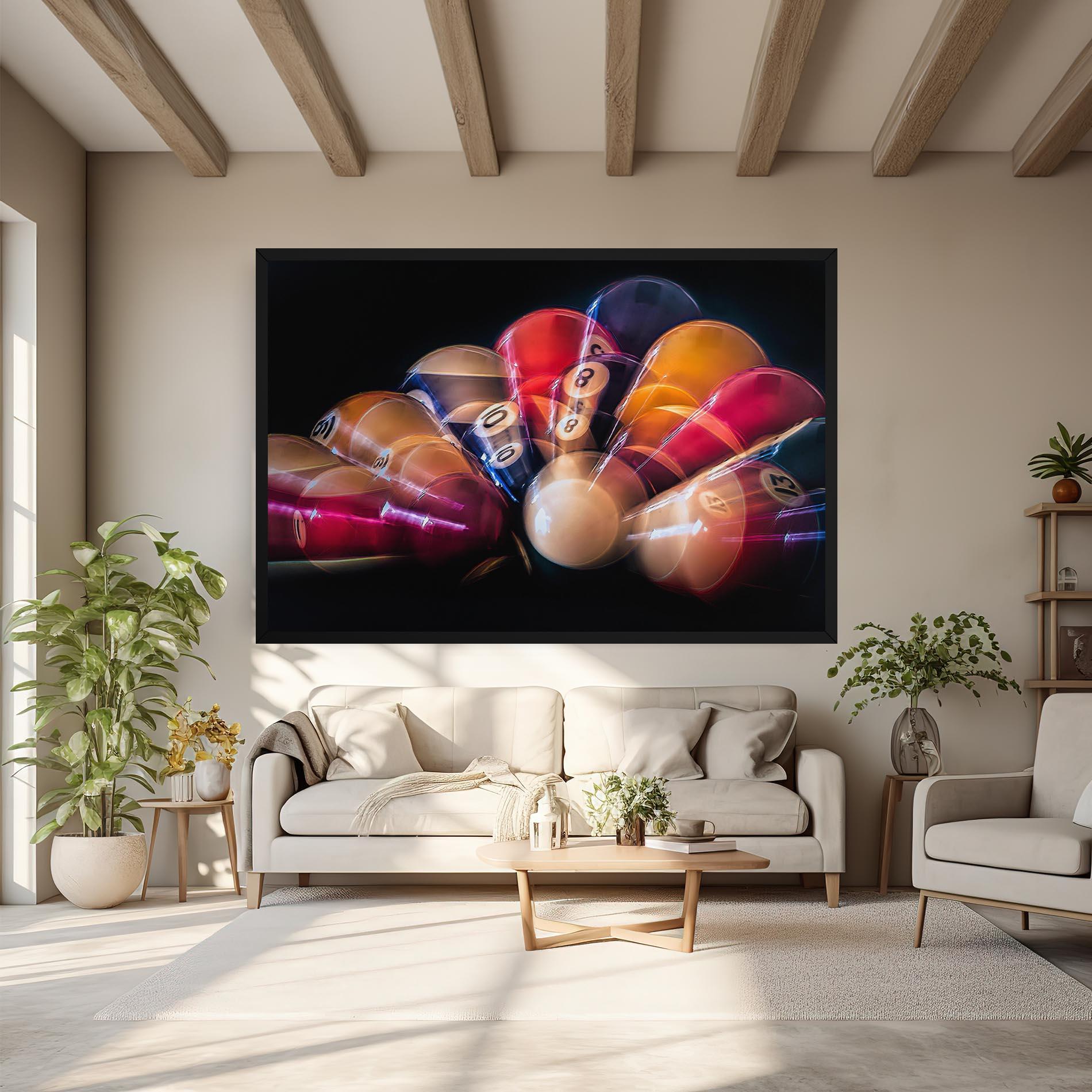 Картина на платно Bowling Balls mockup 6
