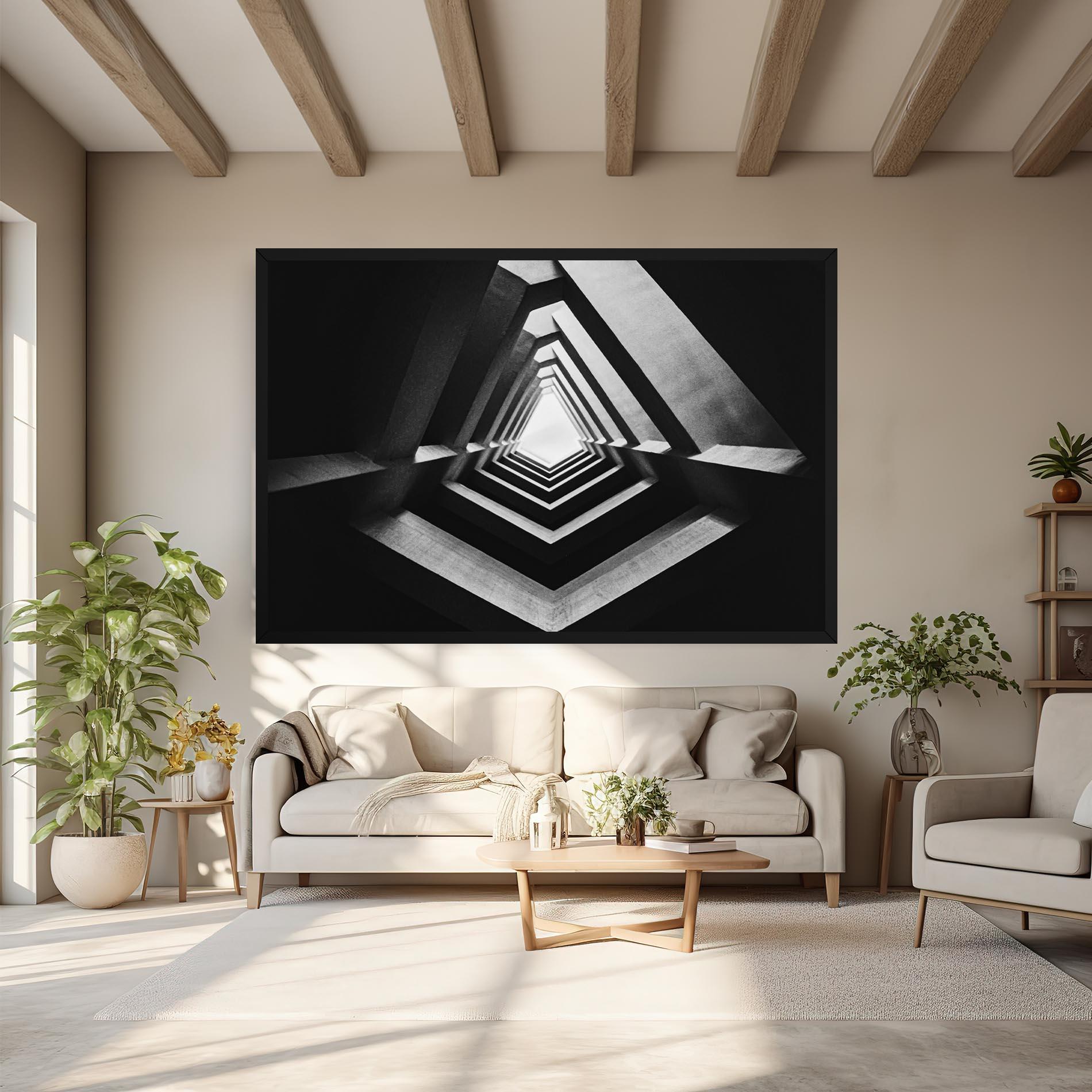 Картина на платно Dark Shadow mockup 6