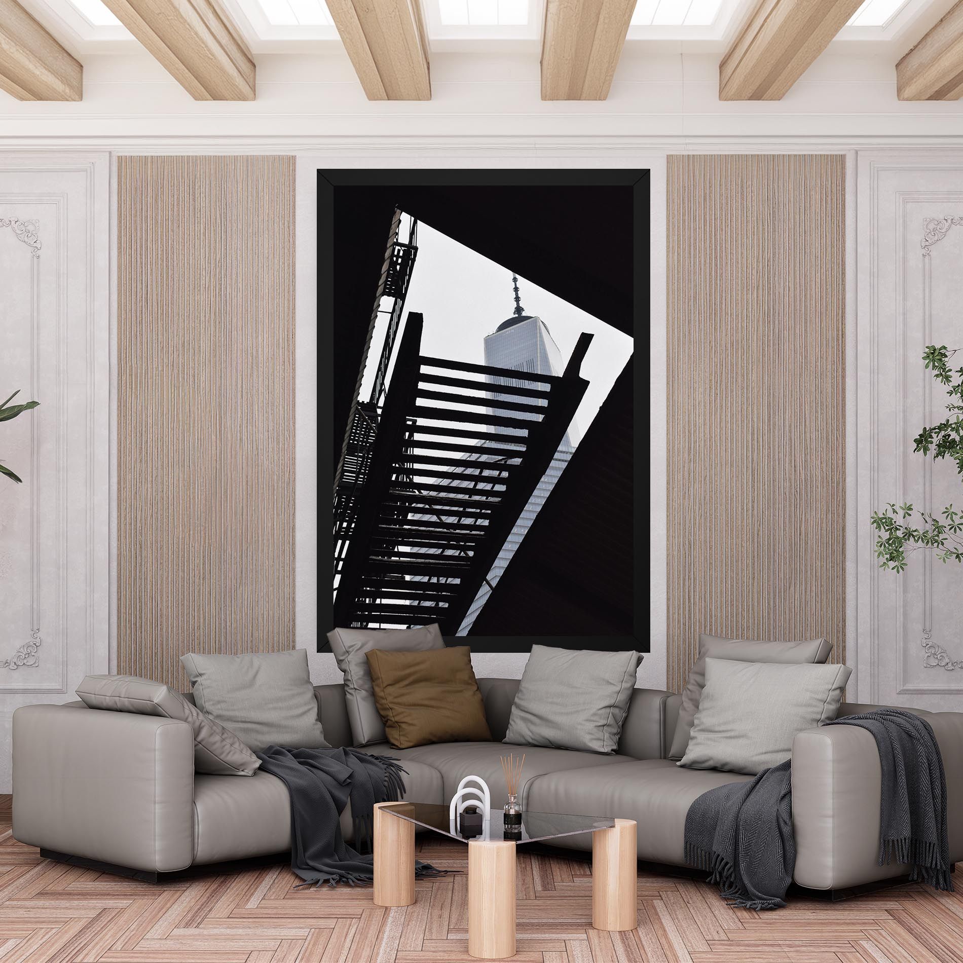 Black Stairs Floating mockup 6