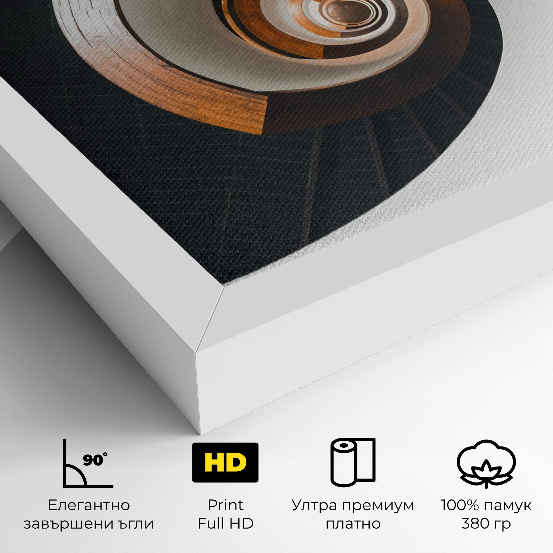 Black Spiral Stairs mockup 4