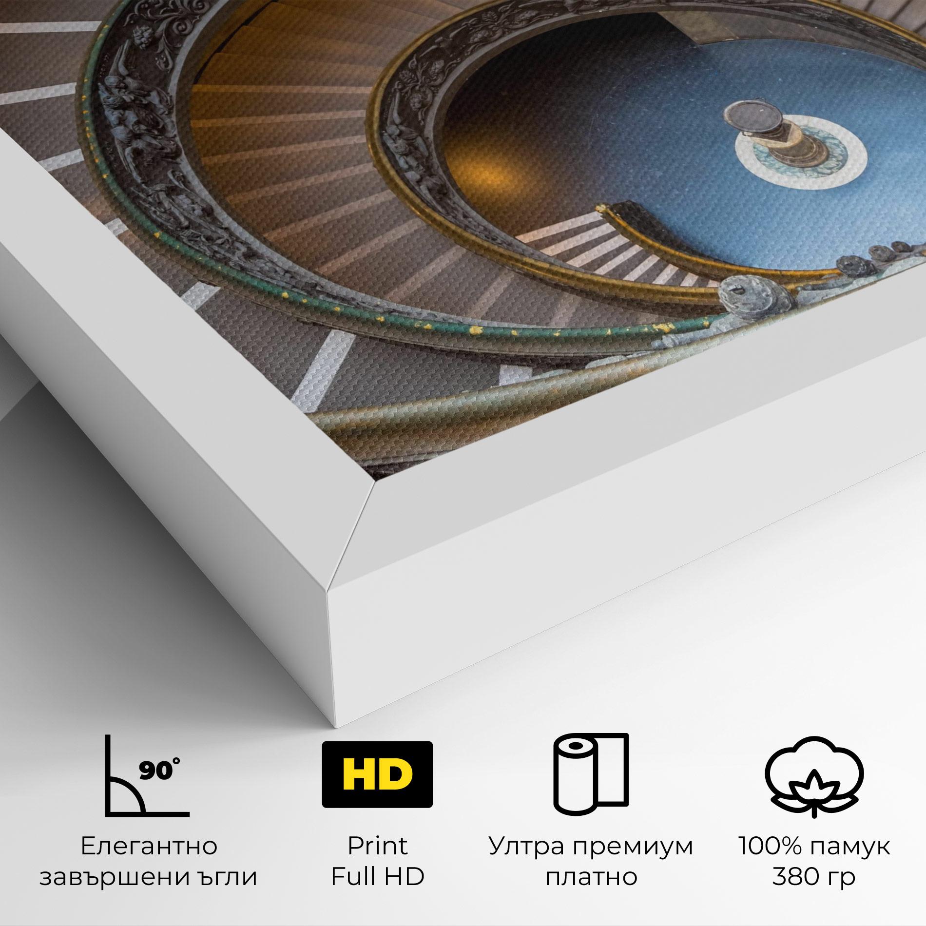 Картина на платно Colored Stairs mockup 4