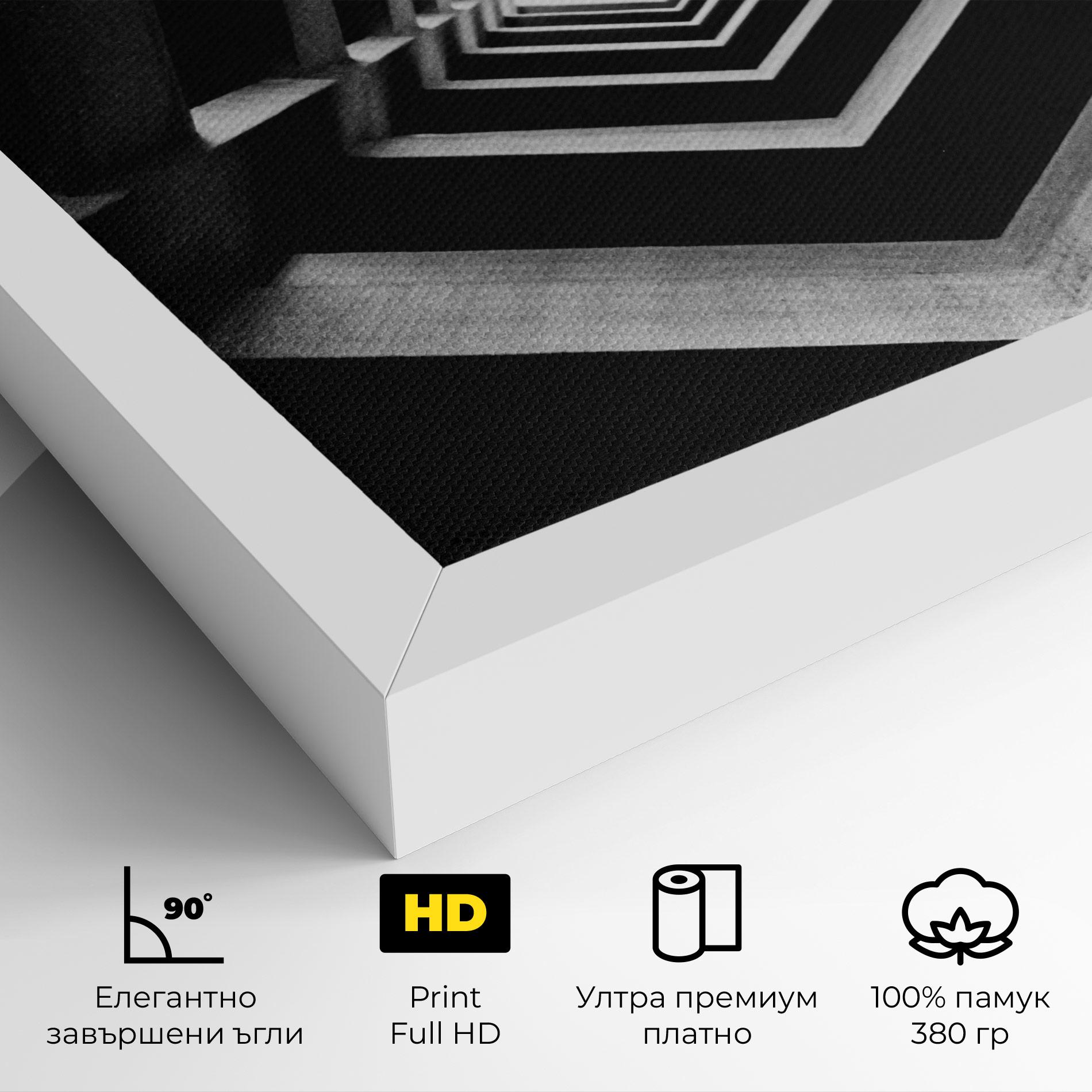 Картина на платно Dark Shadow mockup 4