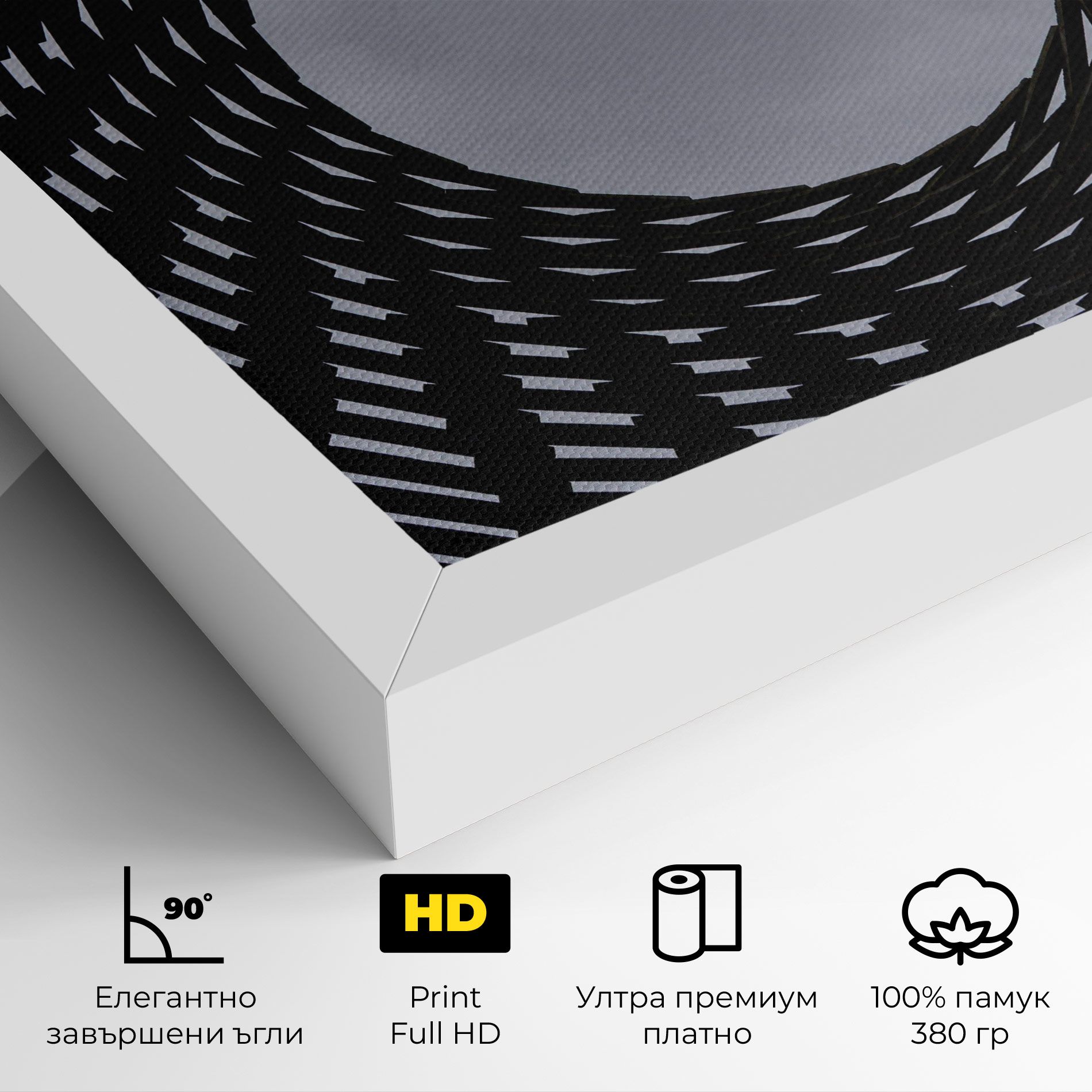 Grey Circle Lines mockup 4