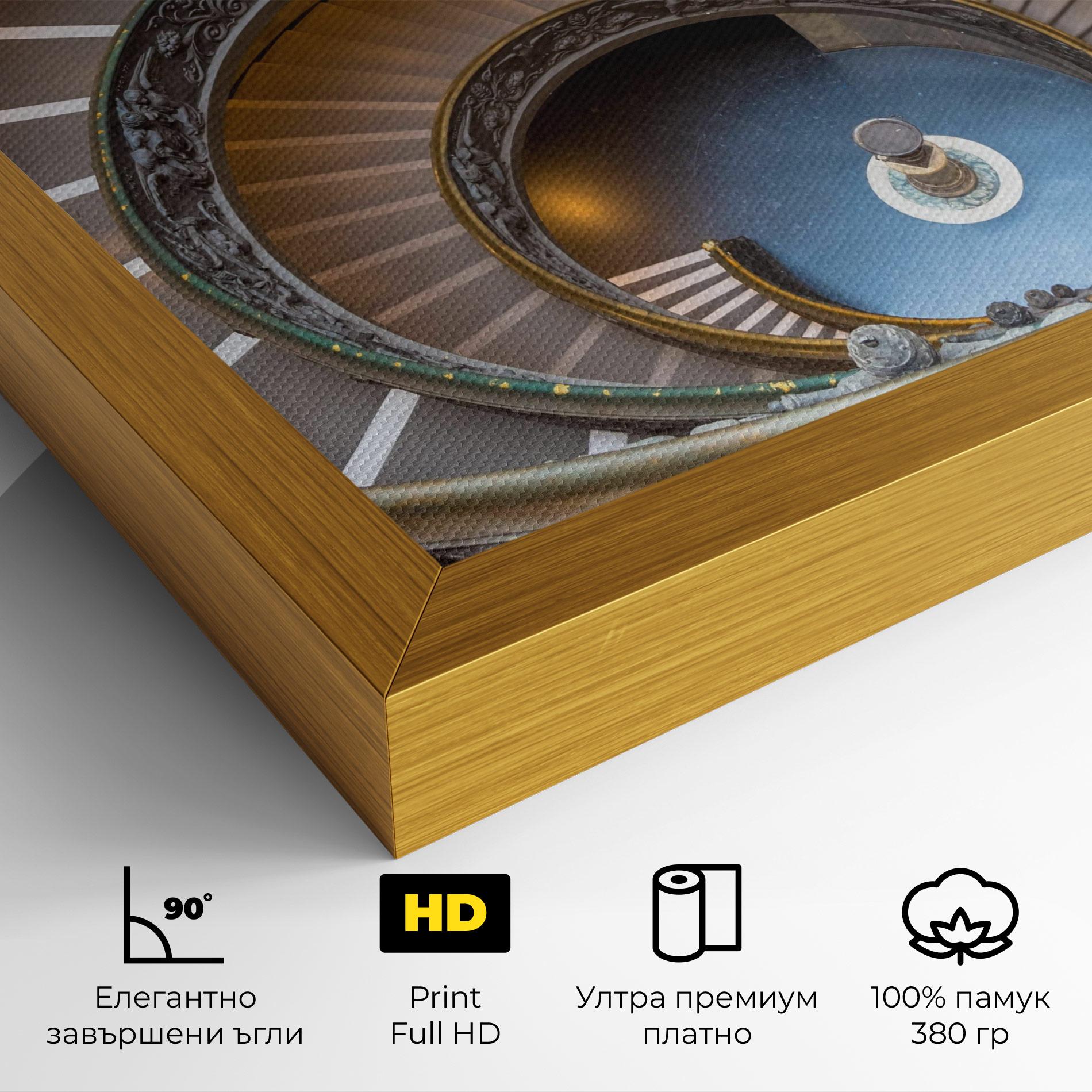 Картина на платно Colored Stairs mockup 4