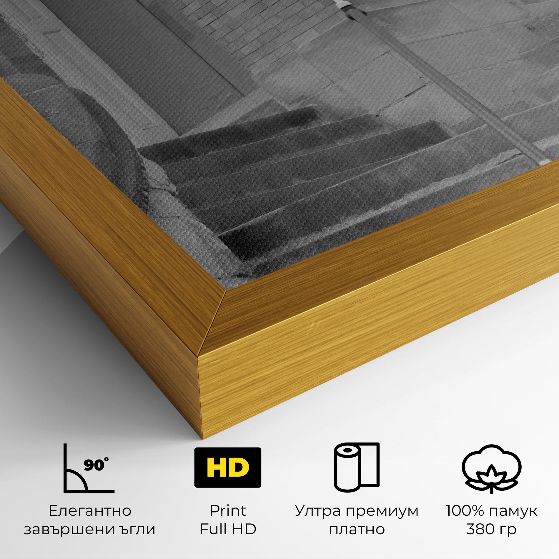 Картина на платно Grey Dors mockup 4