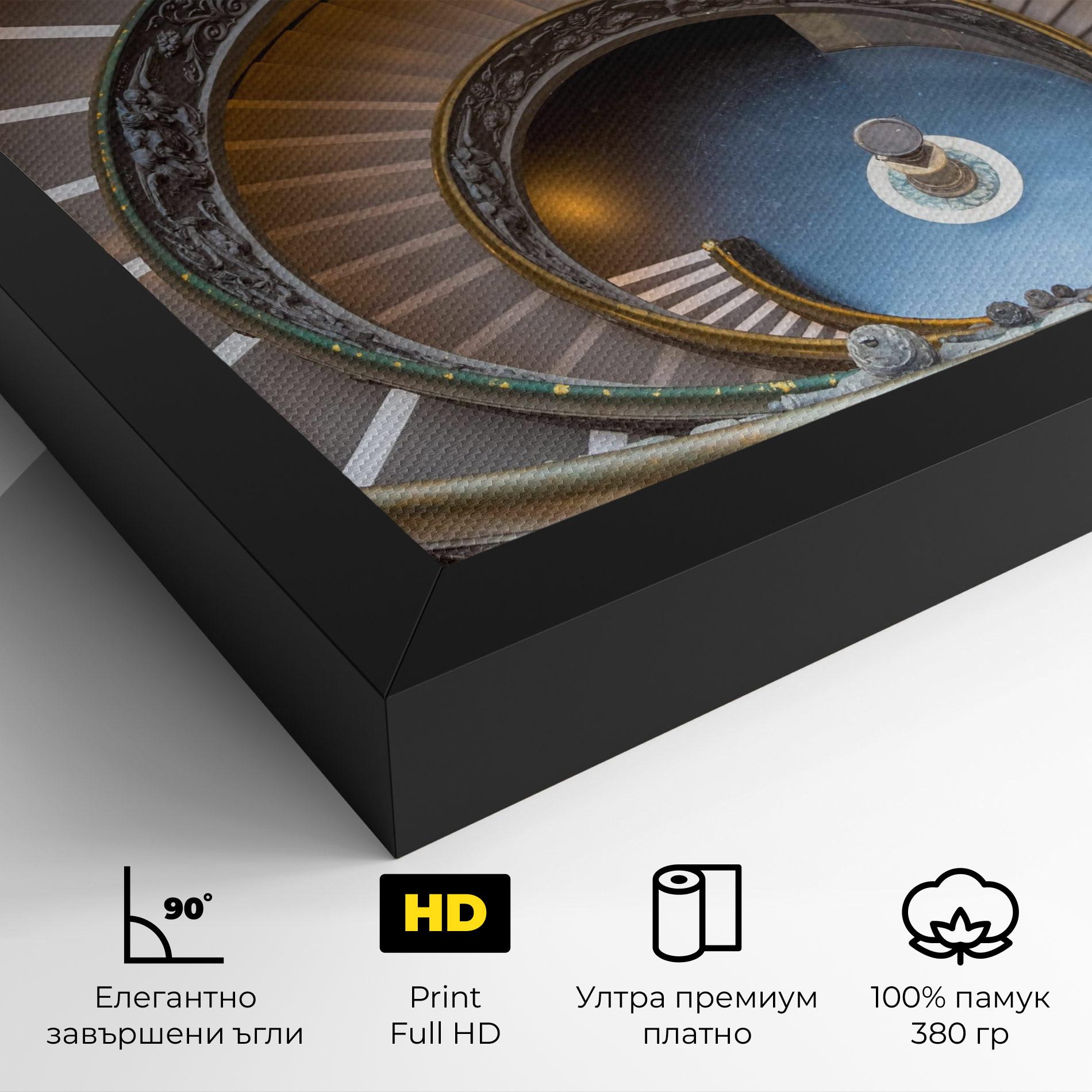Картина на платно Colored Stairs mockup 4
