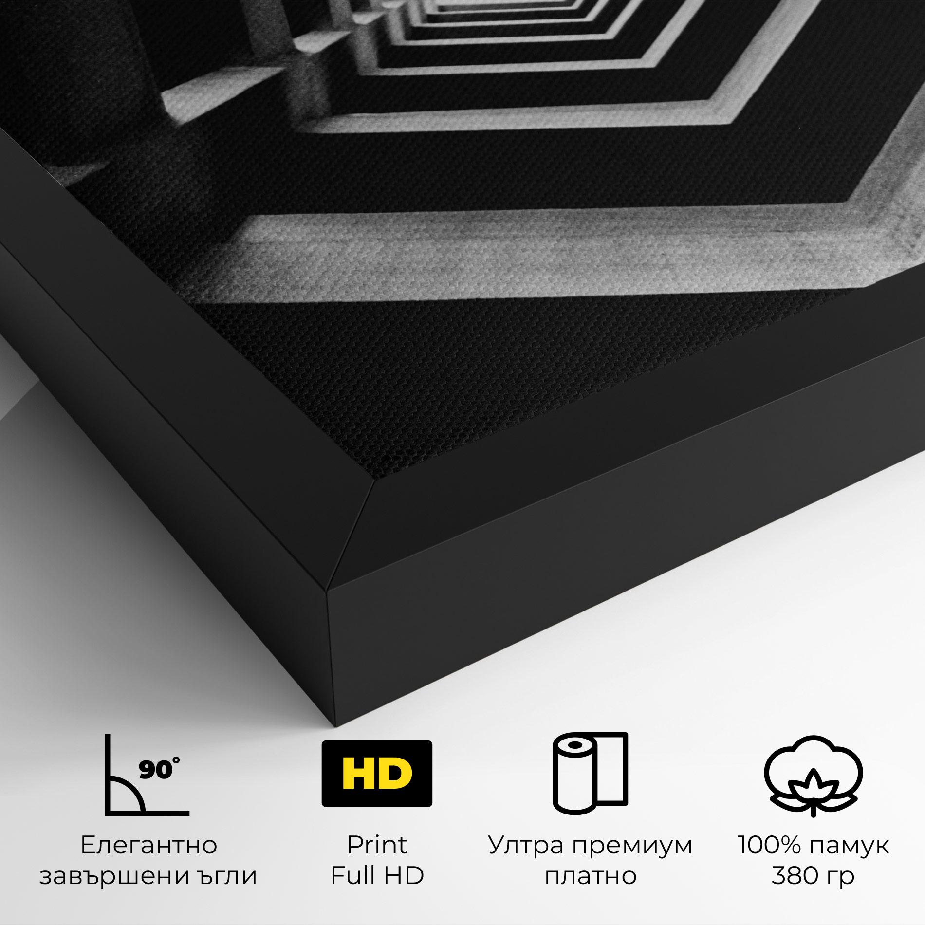 Картина на платно Dark Shadow mockup 4