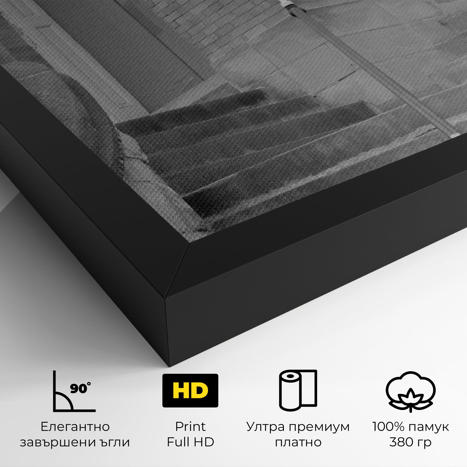 Картина на платно Grey Dors mockup 4