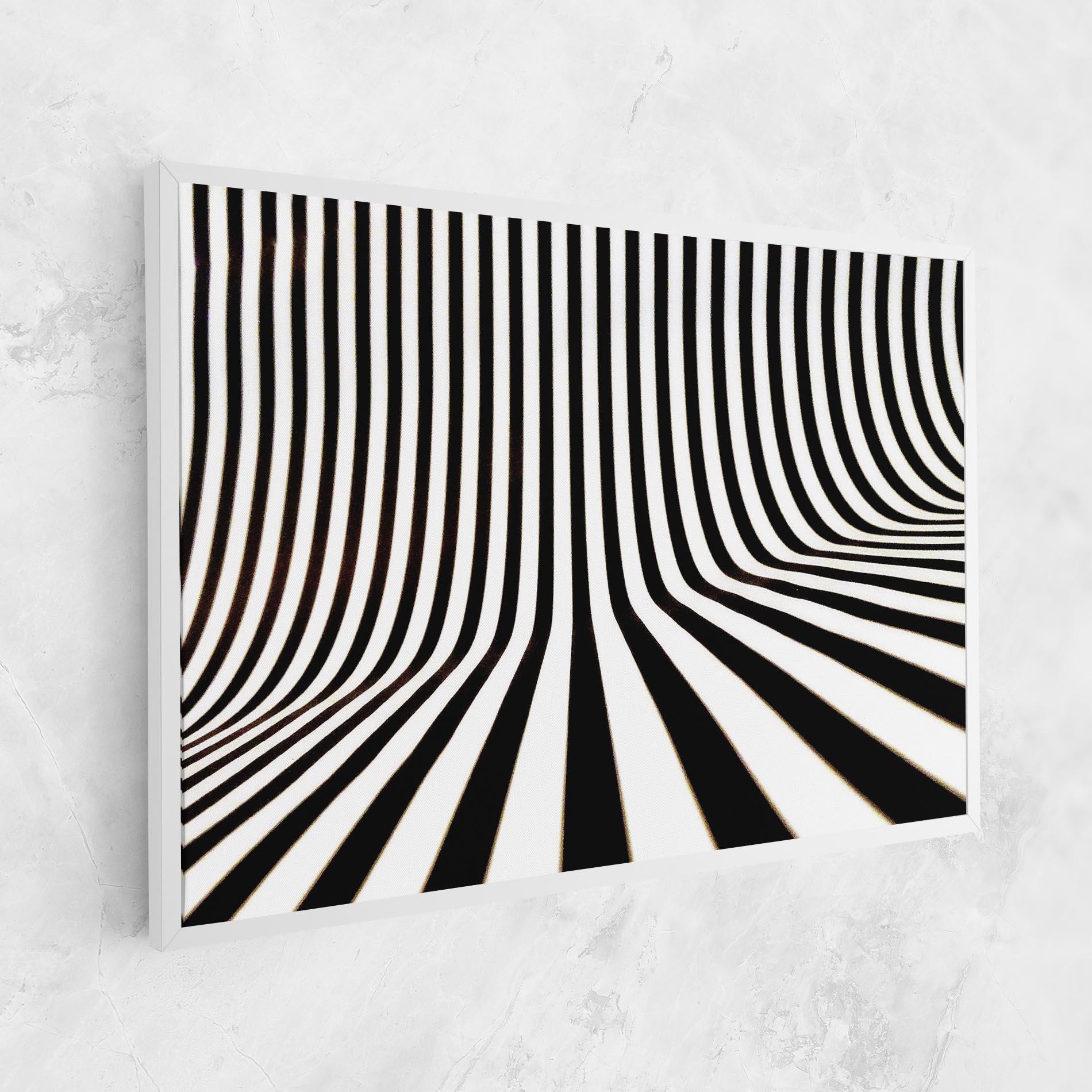 Картина на платно Black And White Illusion mockup 1