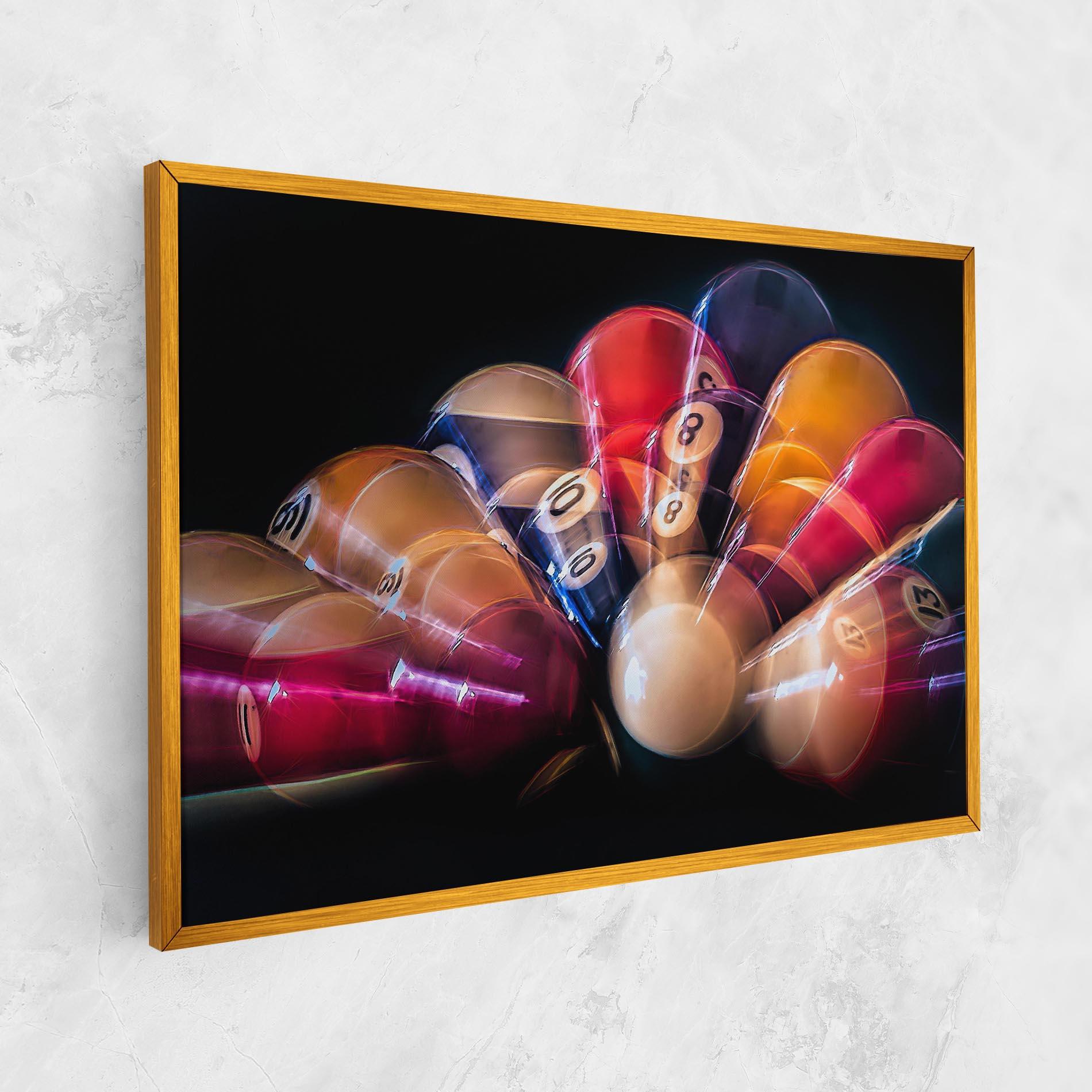 Картина на платно Bowling Balls mockup 1