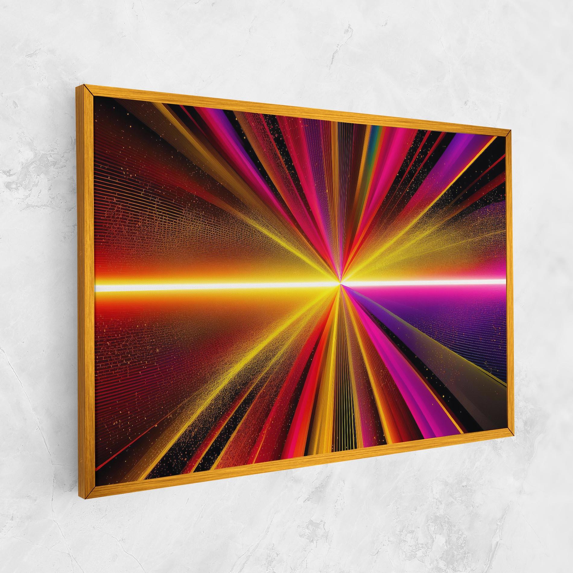 Картина на платно White Light Mix mockup 1