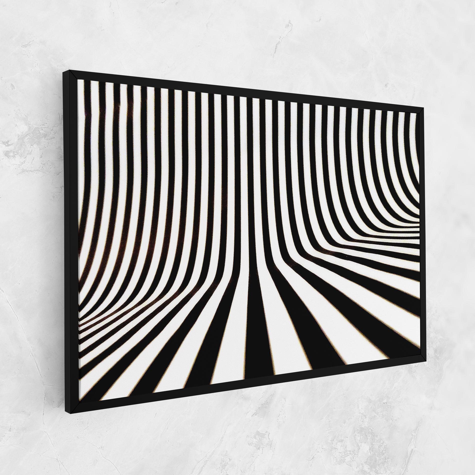 Картина на платно Black And White Illusion mockup 1