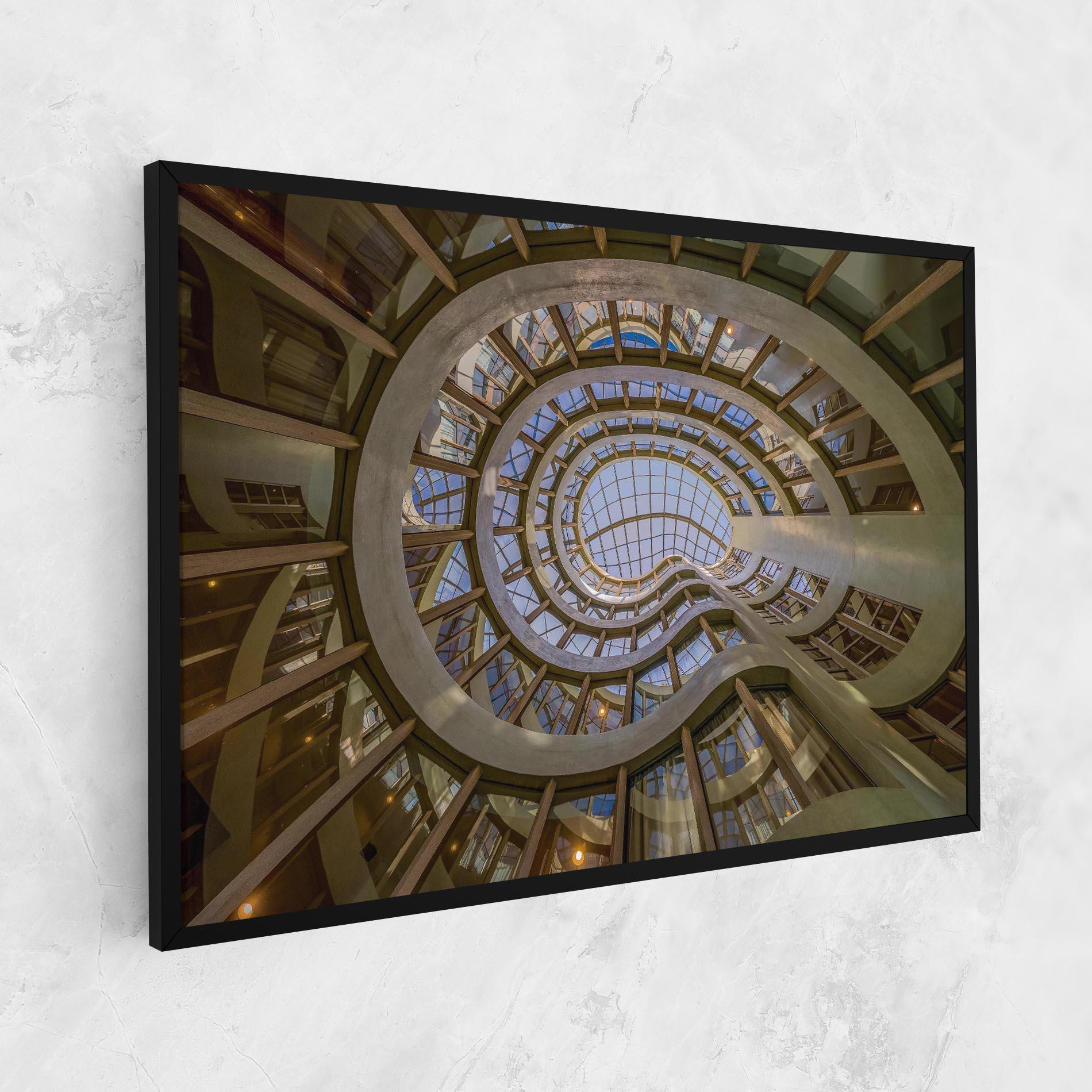 Картина на платно Glass Building mockup 1