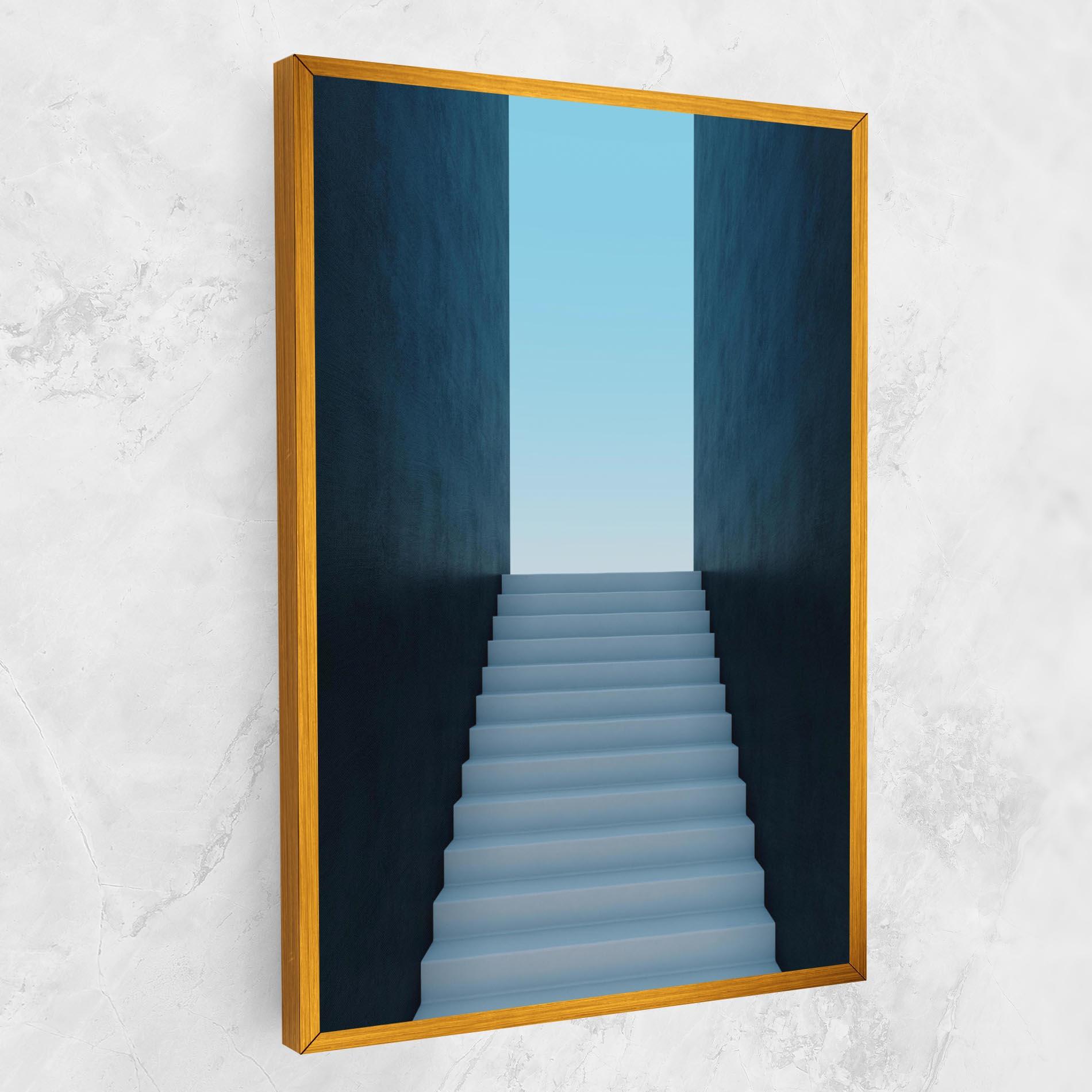 Картина на платно Forward Stairs mockup 1