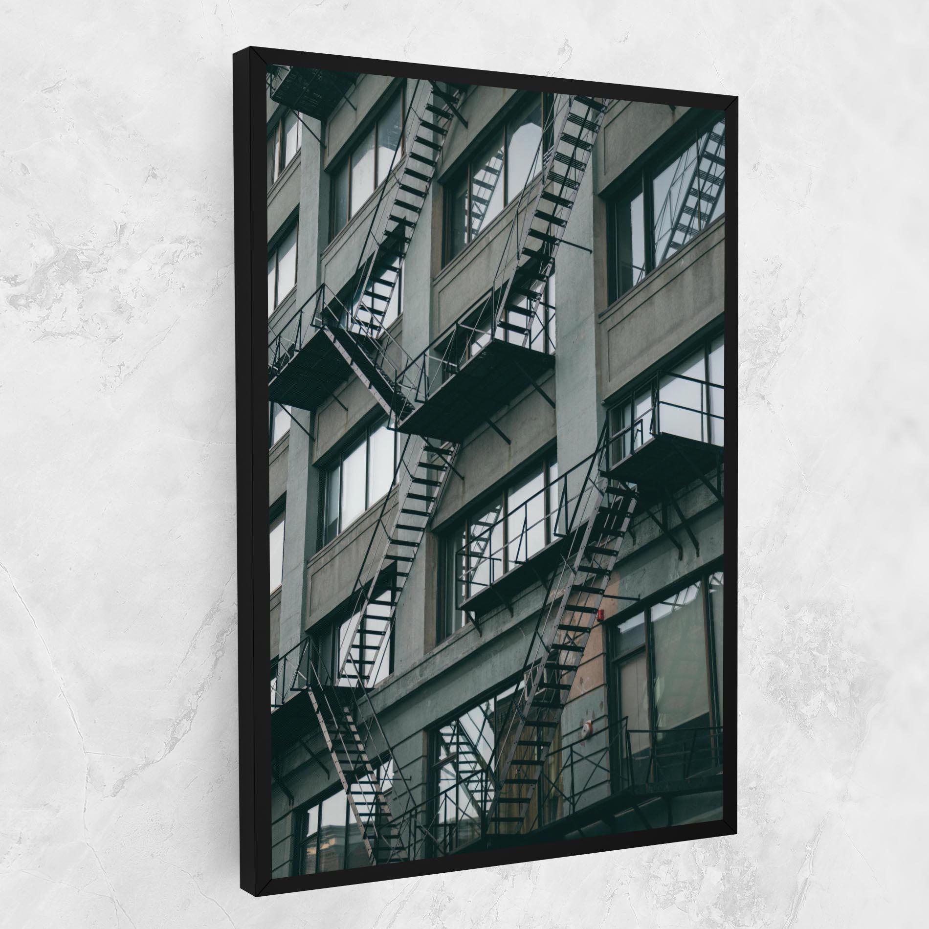 Картина на платно Building Stairs mockup 1