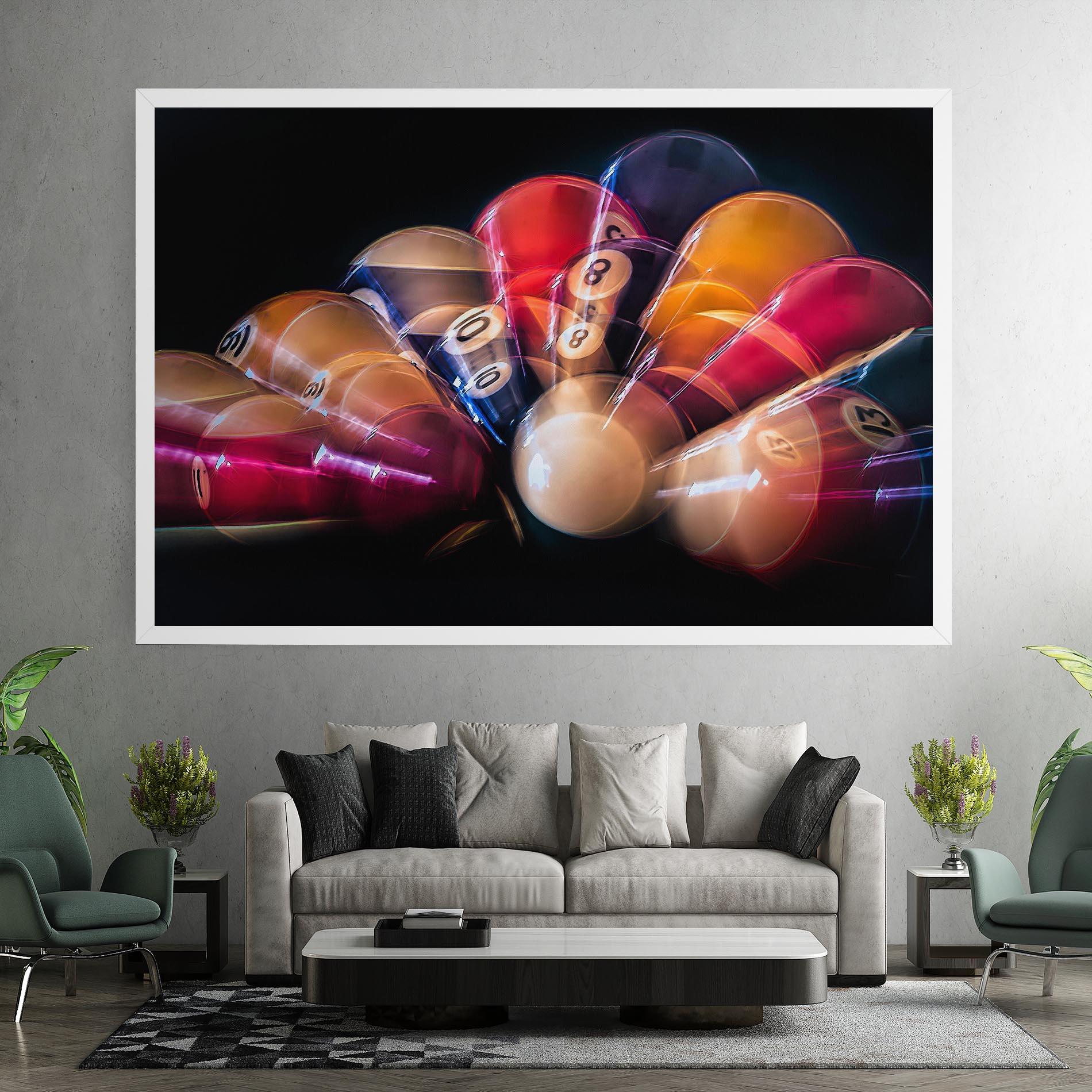 Картина на платно Bowling Balls mockup 7