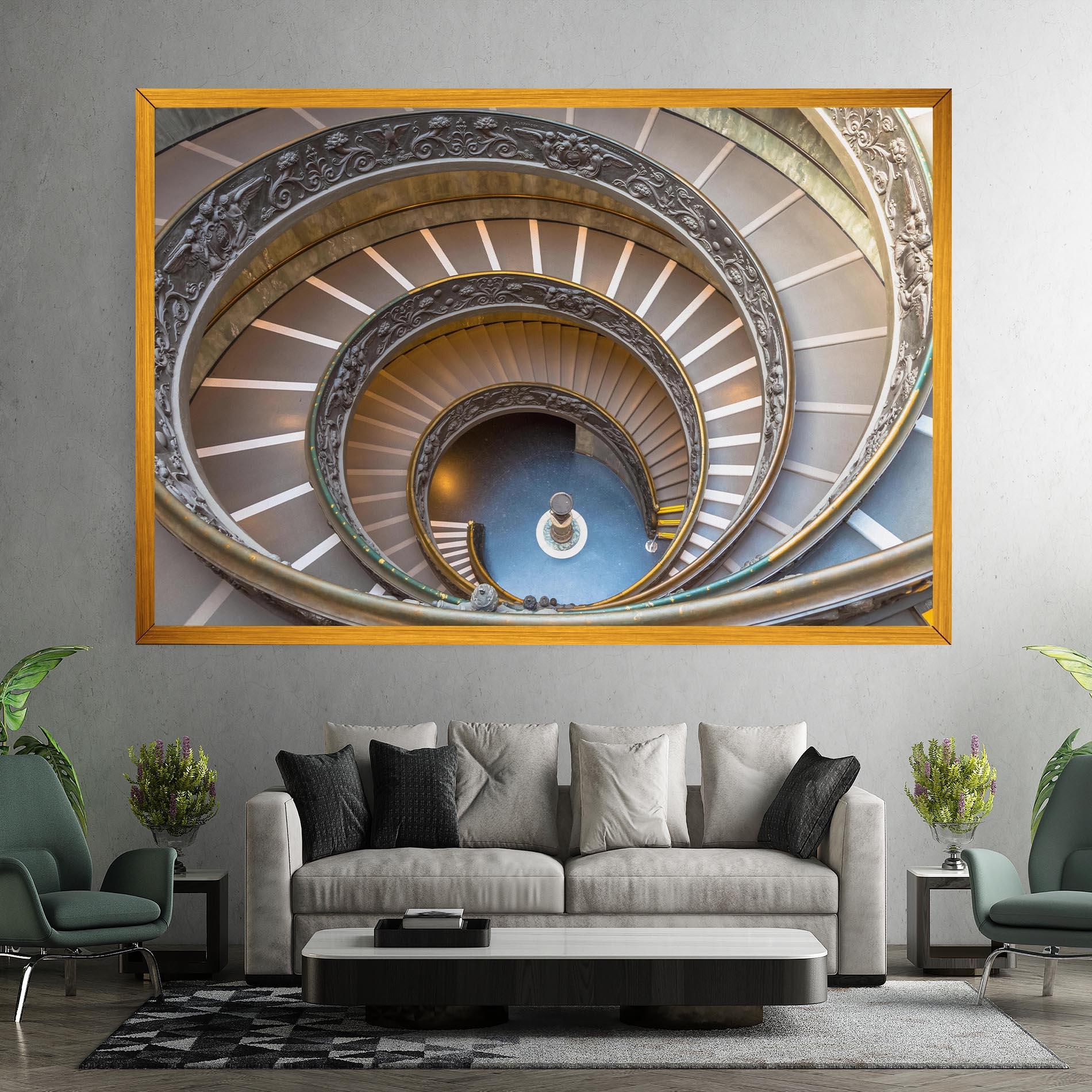 Картина на платно Colored Stairs mockup 7