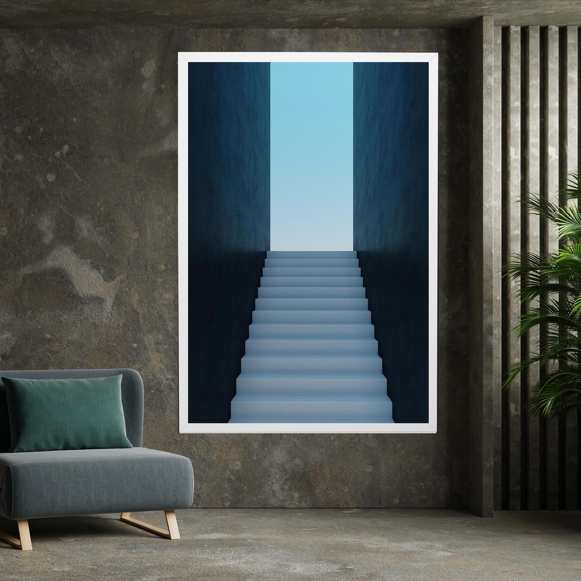 Картина на платно Forward Stairs mockup 7