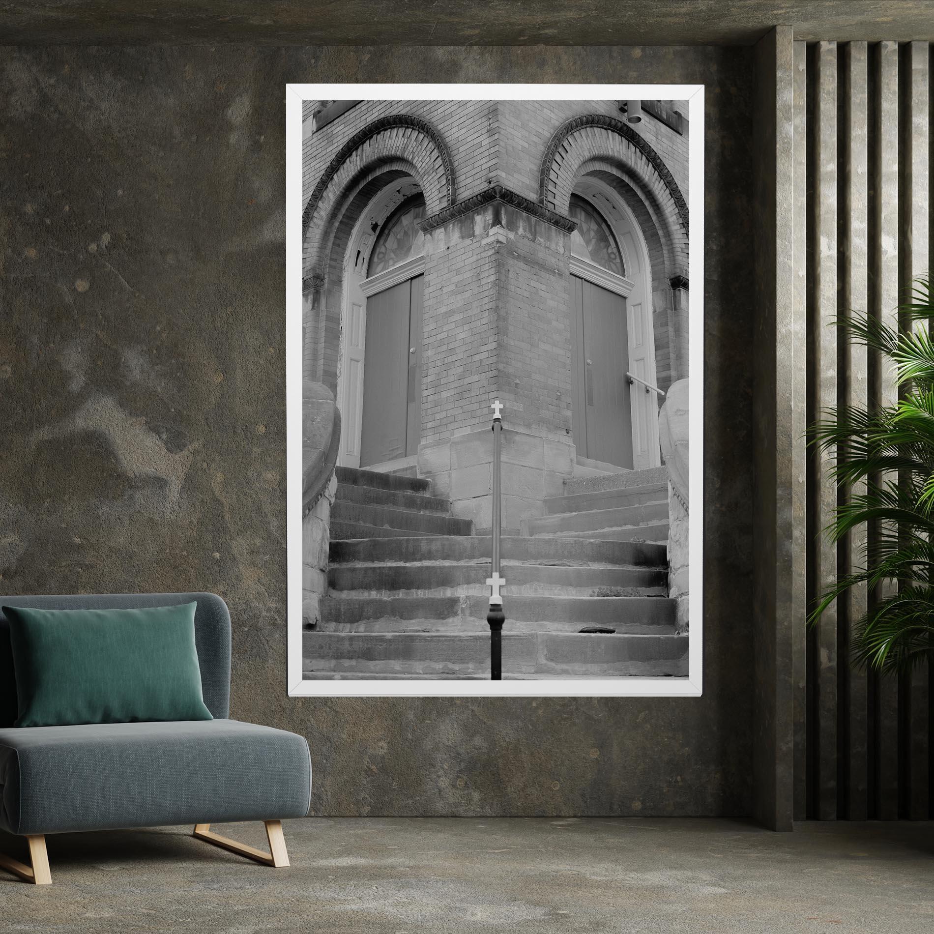 Картина на платно Grey Dors mockup 7