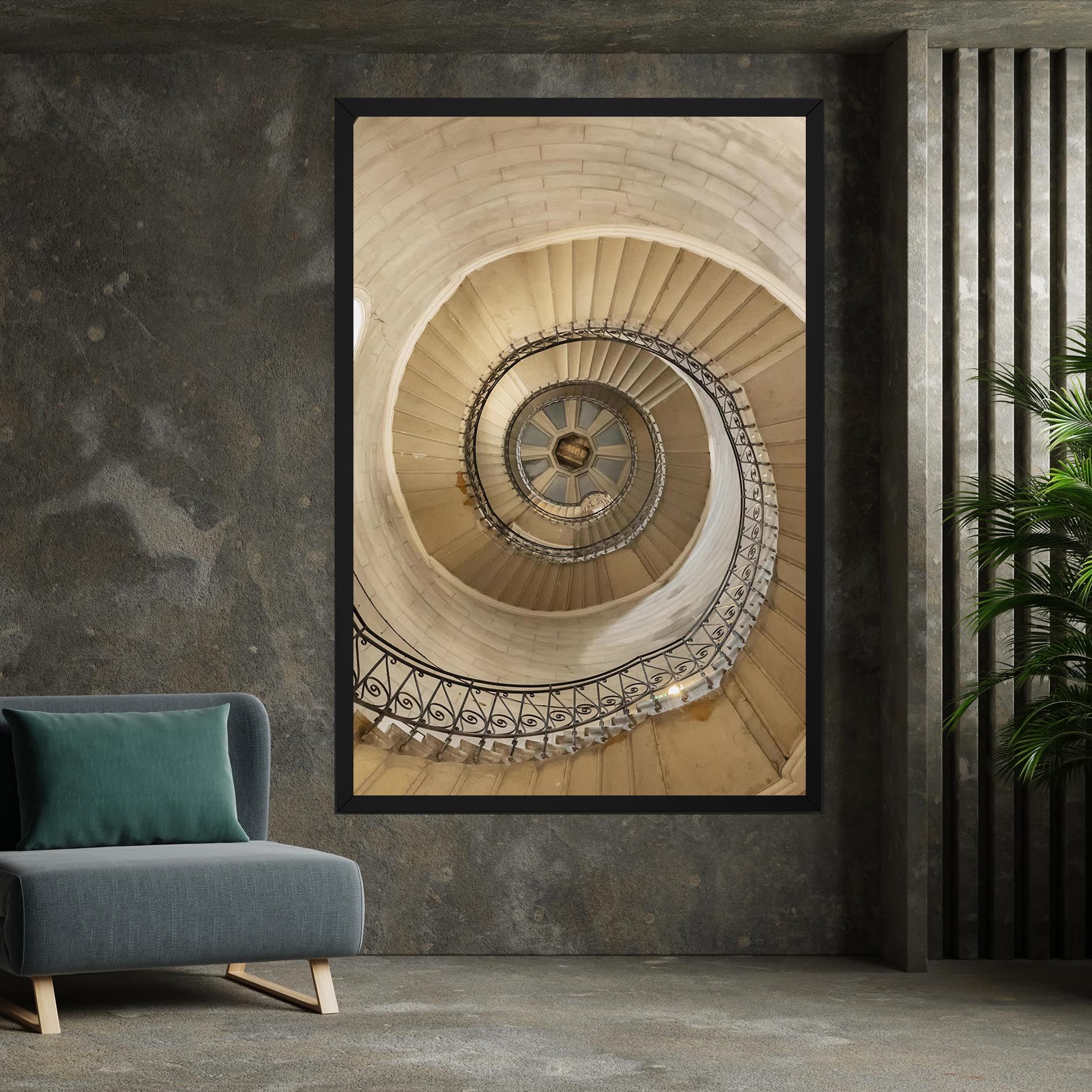 Cream Down Stairs mockup 7