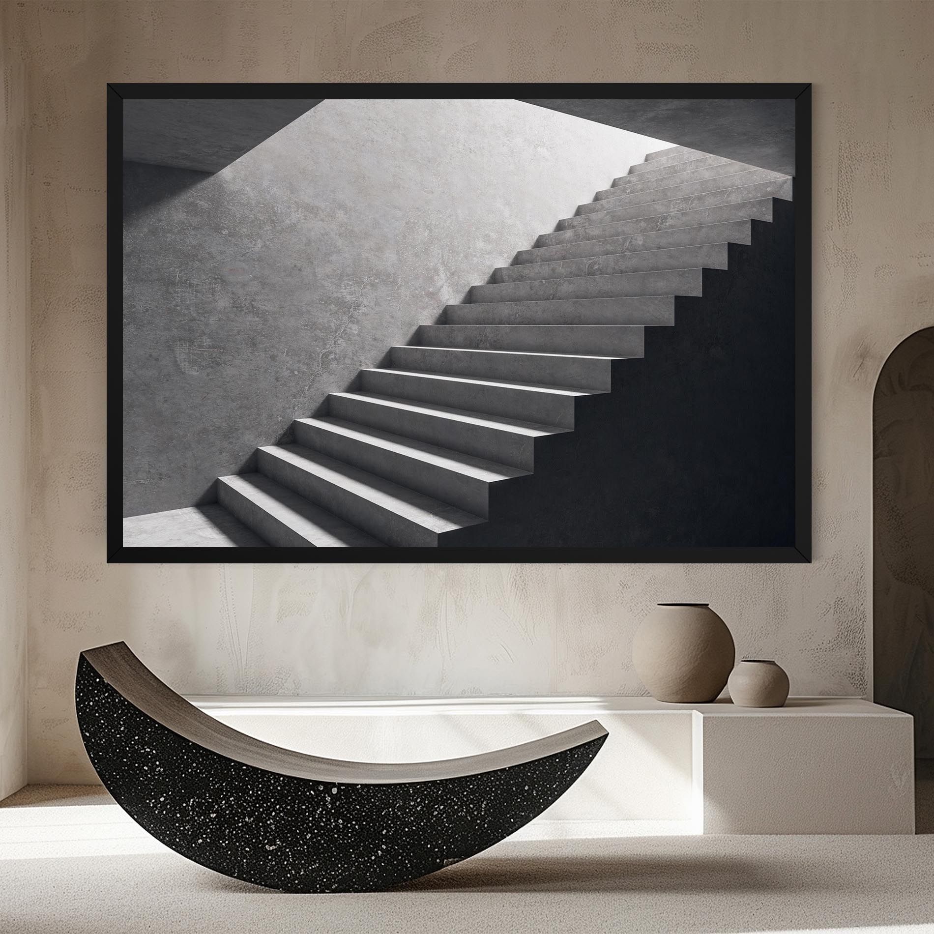 Concrete Stairs mockup 8