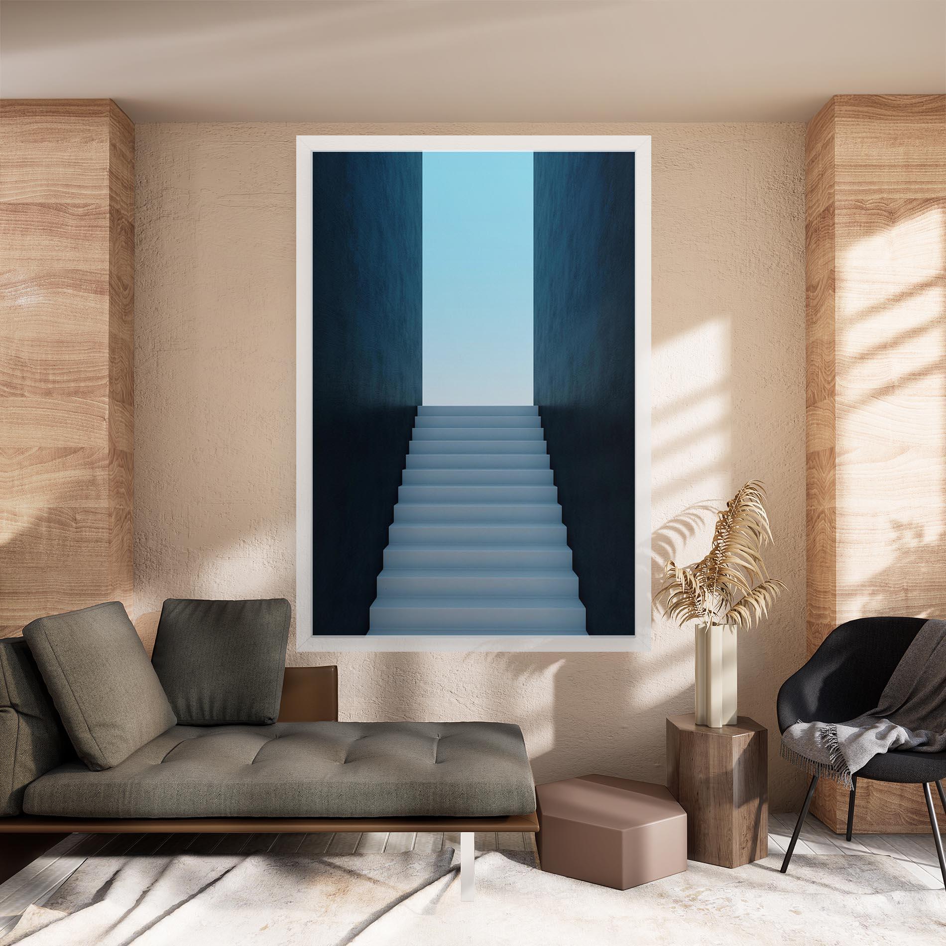 Картина на платно Forward Stairs mockup 8