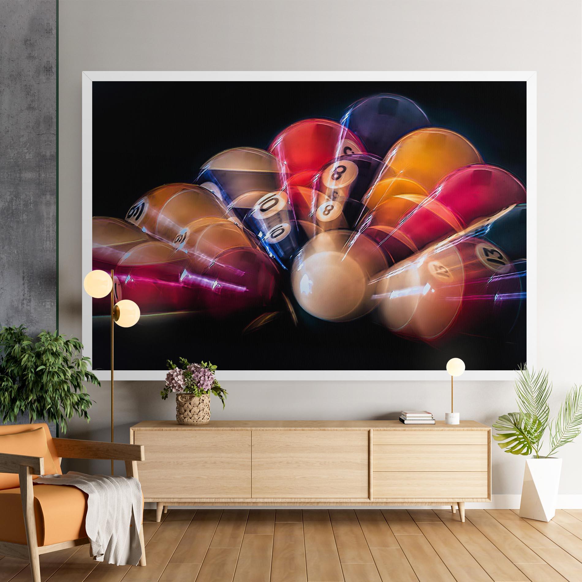 Картина на платно Bowling Balls mockup 9