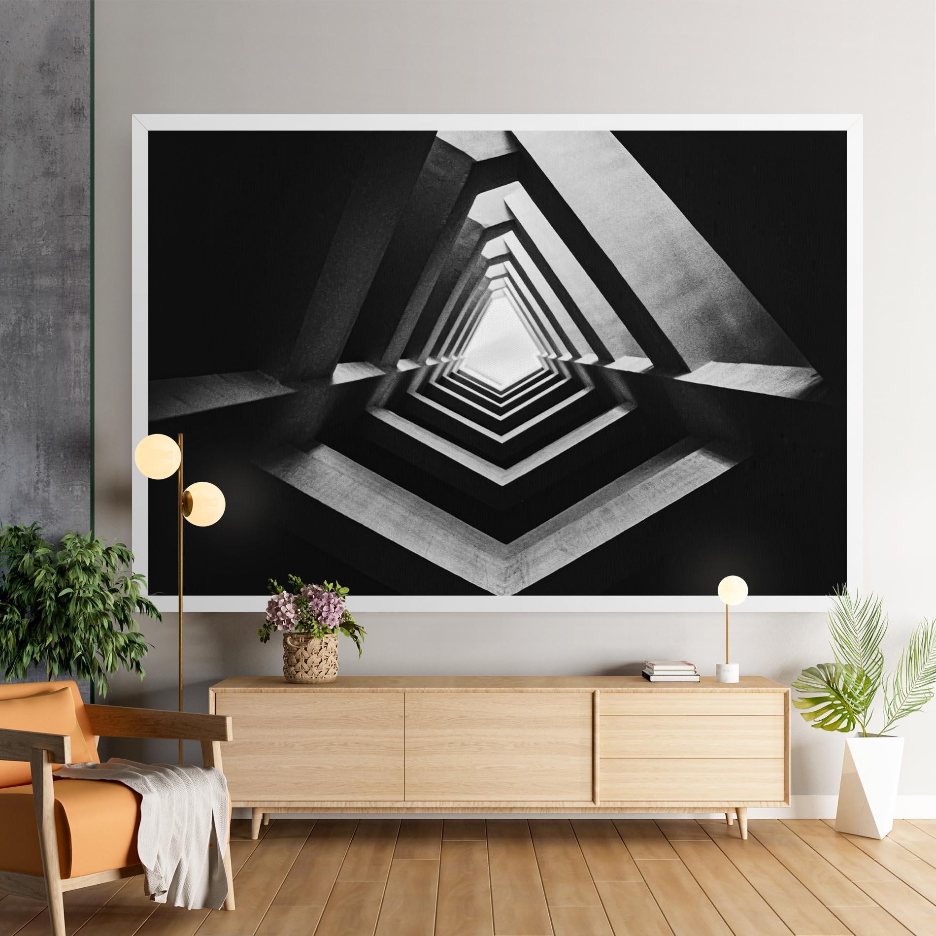 Картина на платно Dark Shadow mockup 9