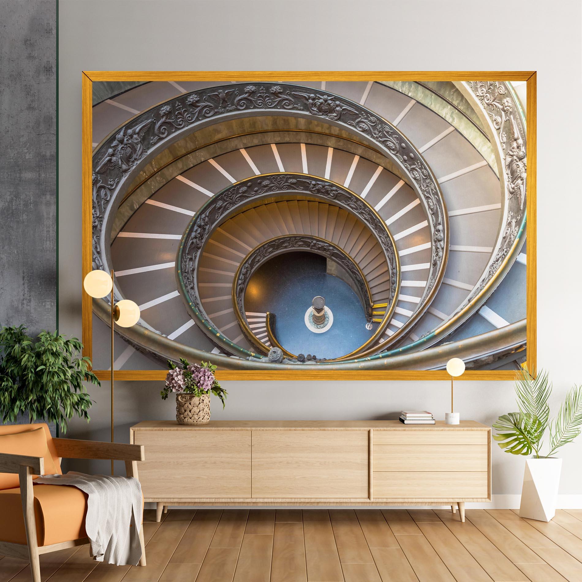 Картина на платно Colored Stairs mockup 9