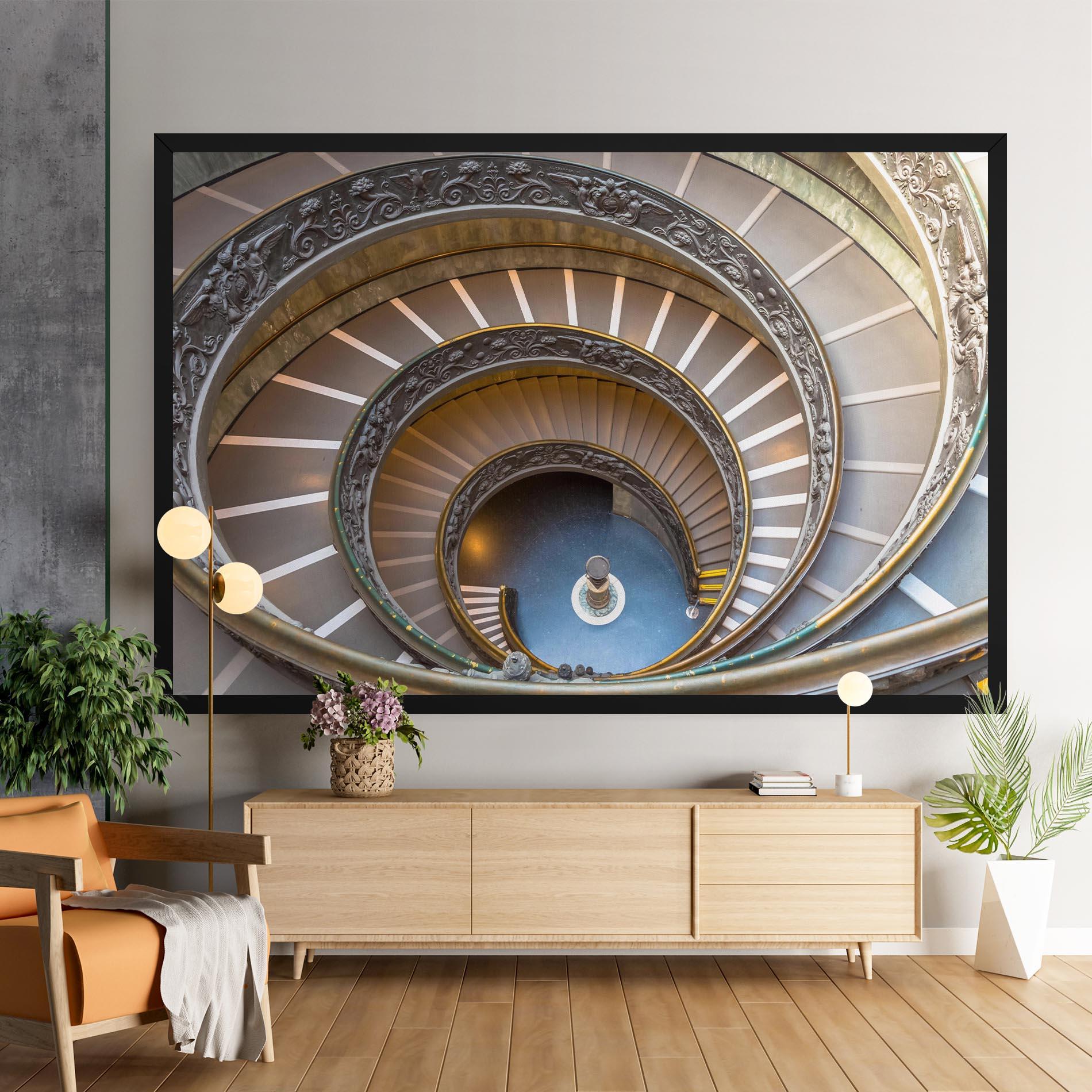 Картина на платно Colored Stairs mockup 9