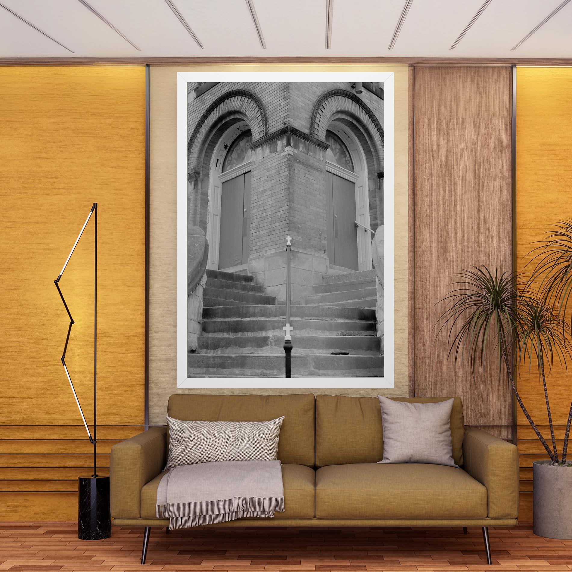 Картина на платно Grey Dors mockup 9