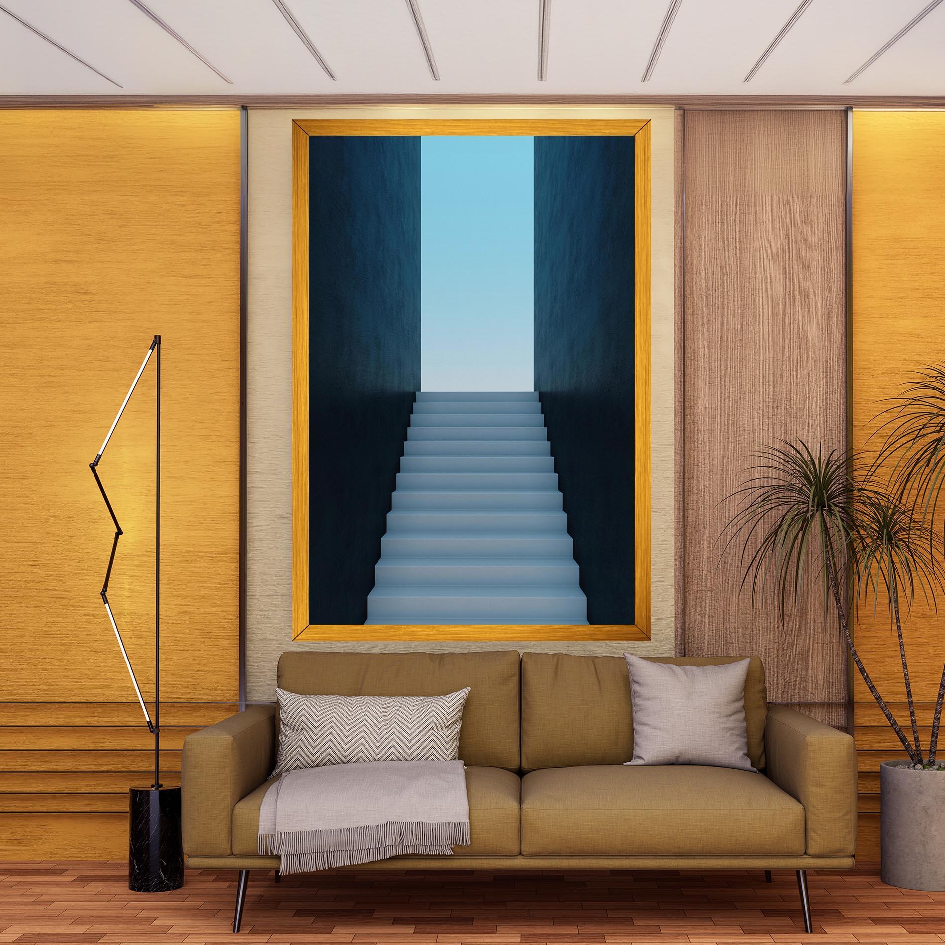 Картина на платно Forward Stairs mockup 9