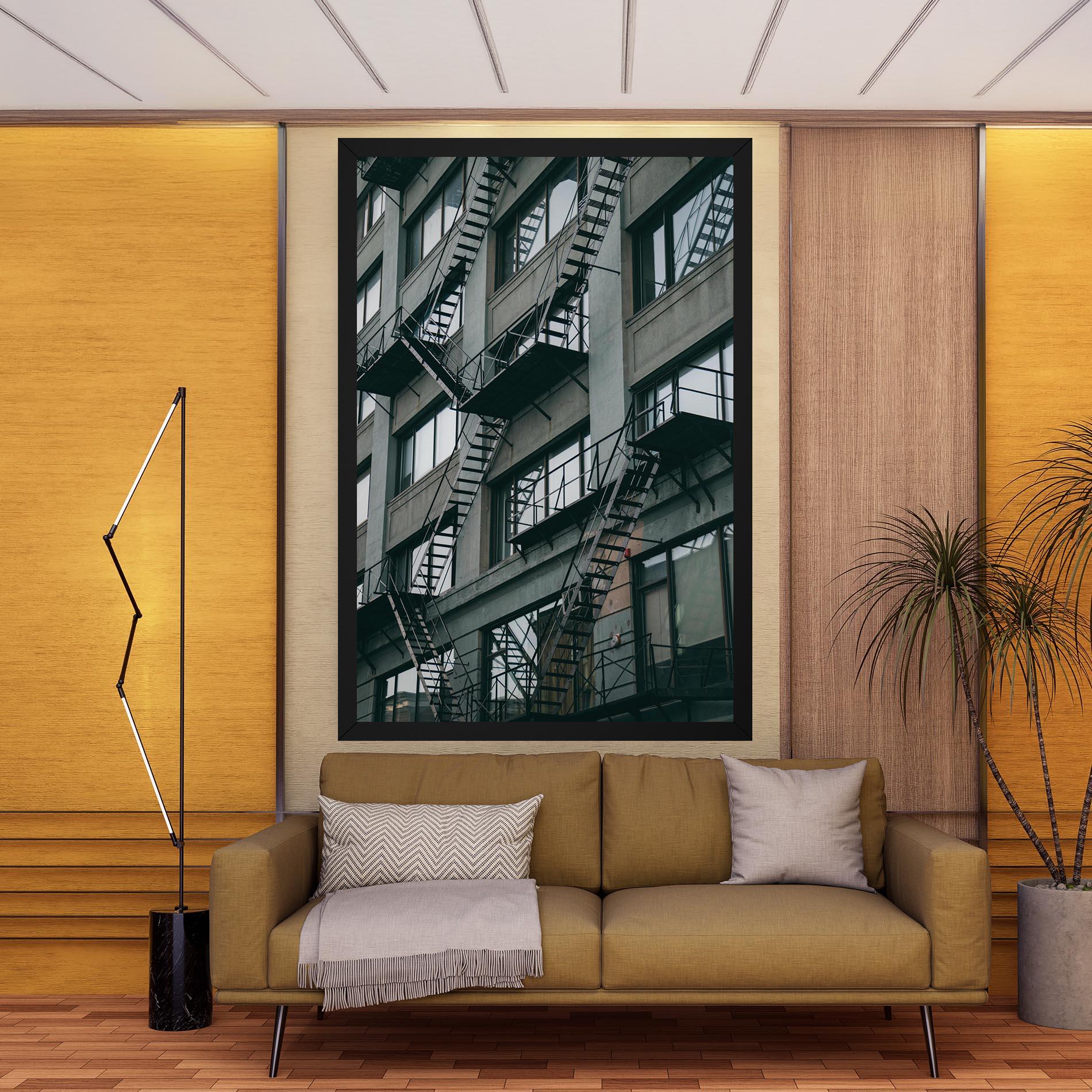 Картина на платно Building Stairs mockup 9