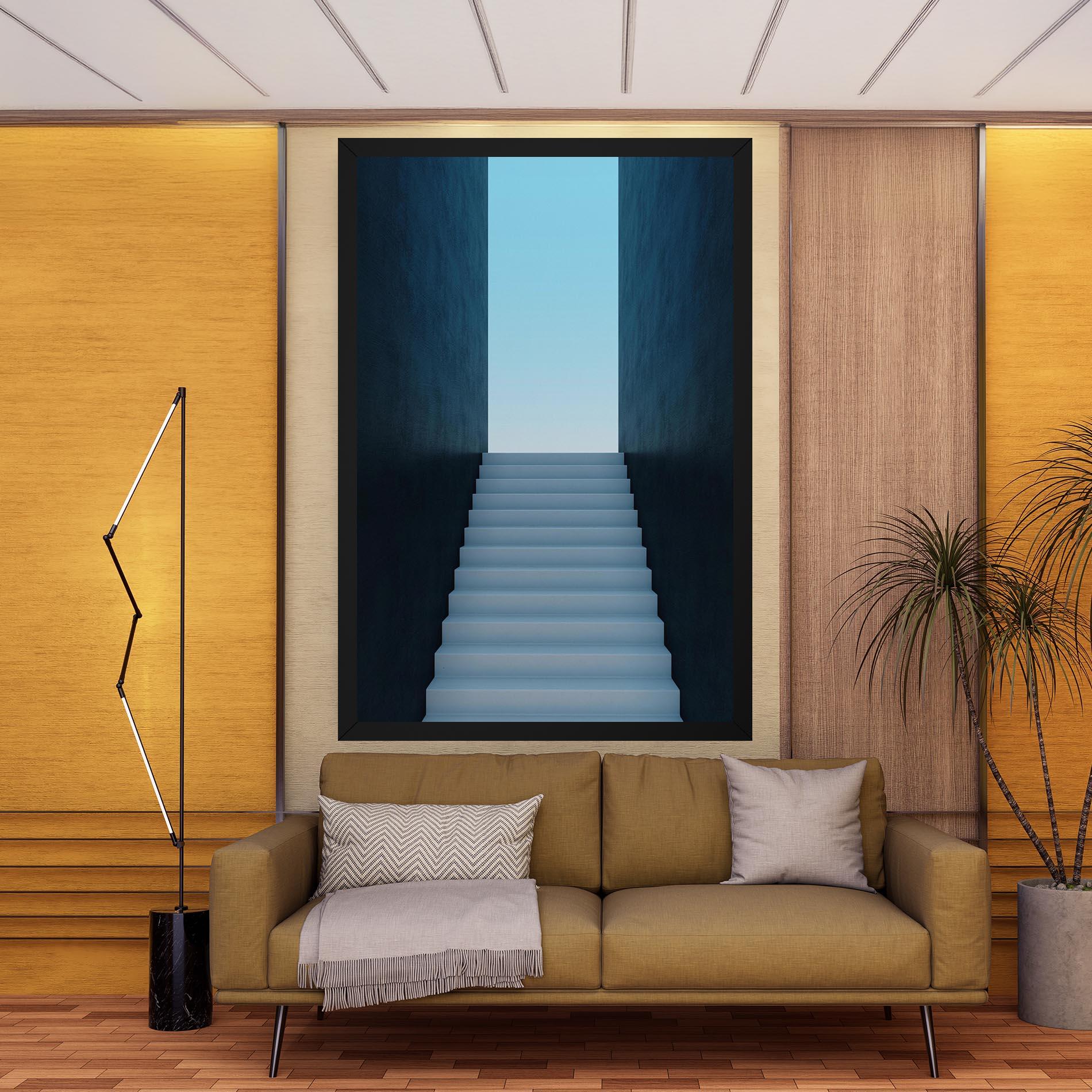 Картина на платно Forward Stairs mockup 9