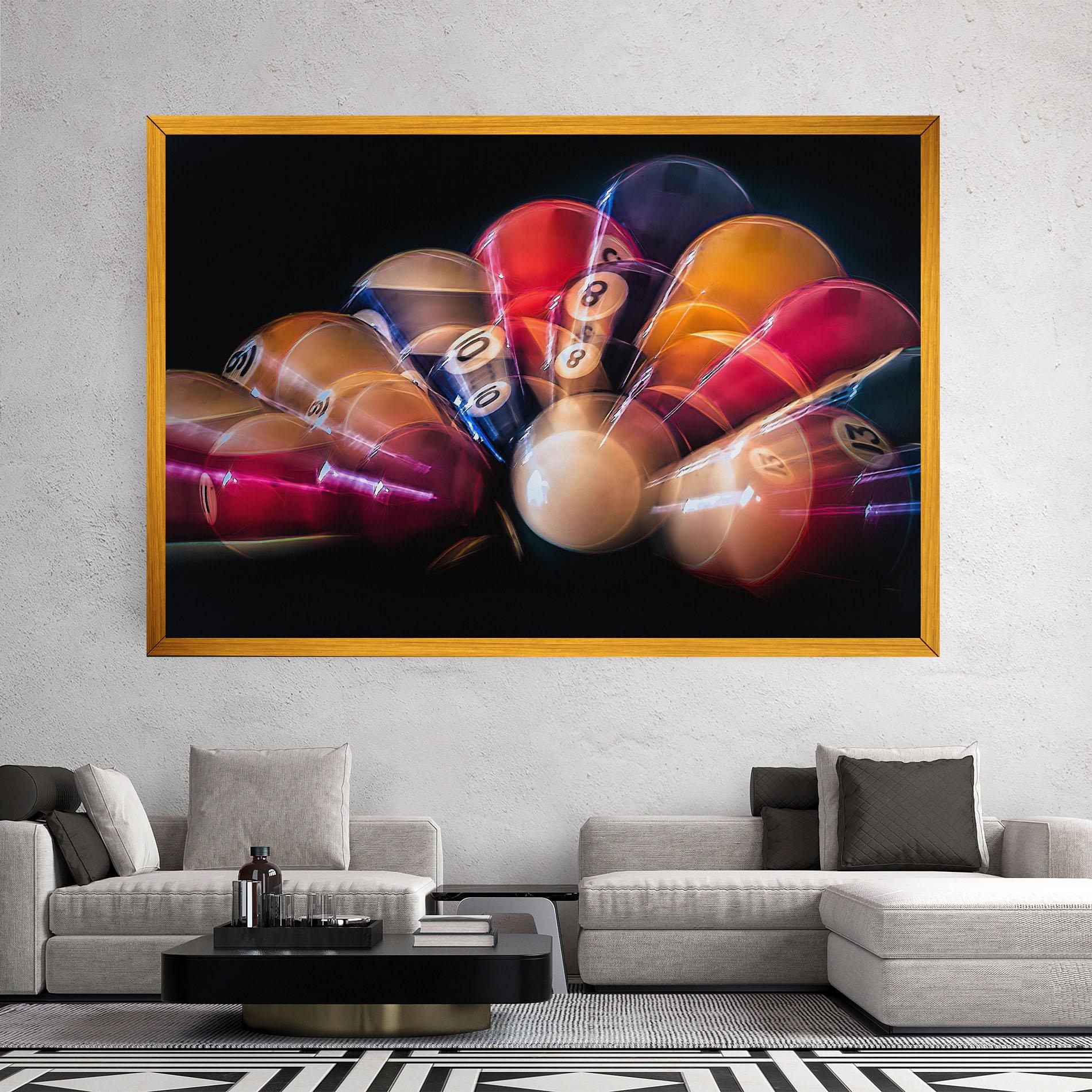 Картина на платно Bowling Balls mockup 2