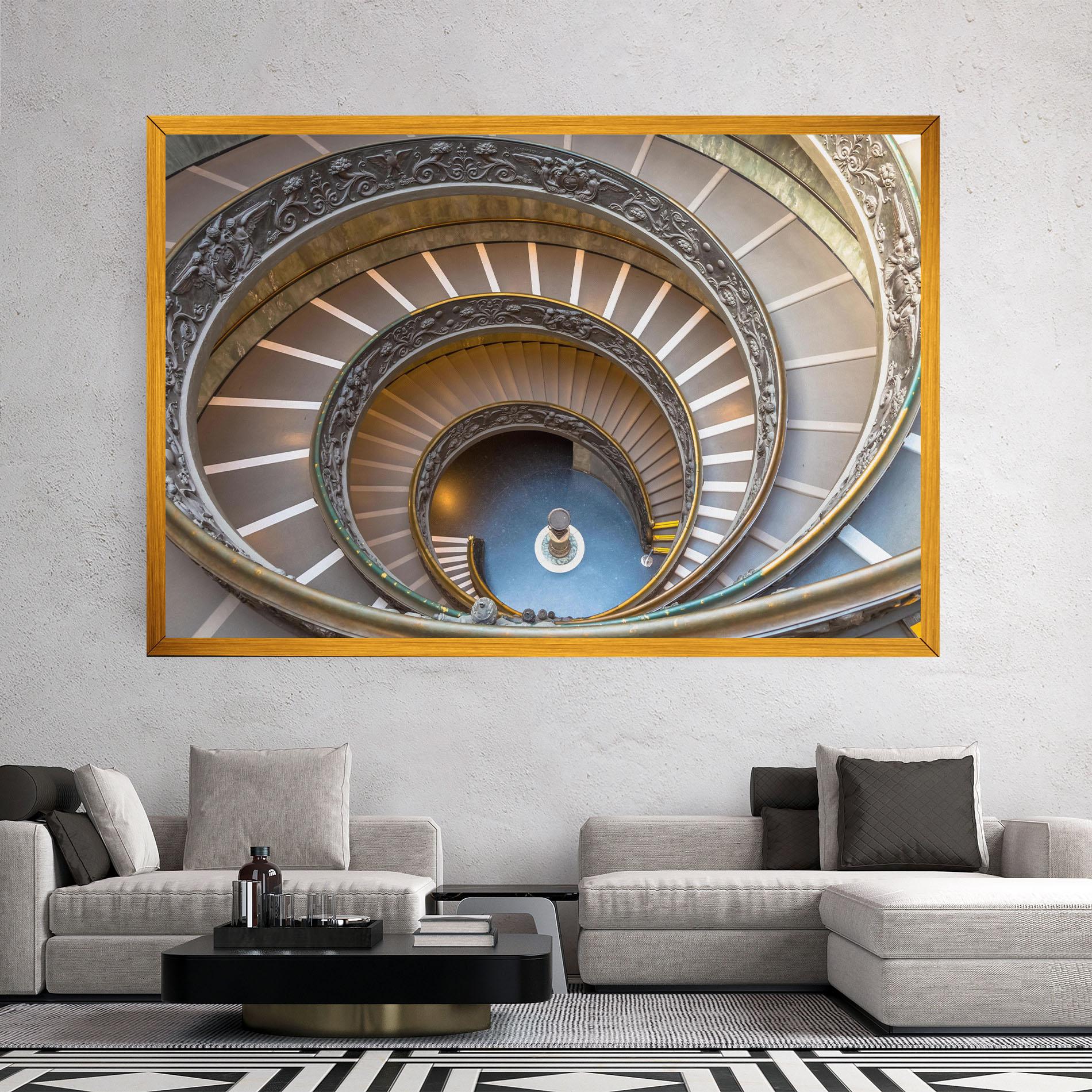 Картина на платно Colored Stairs mockup 2