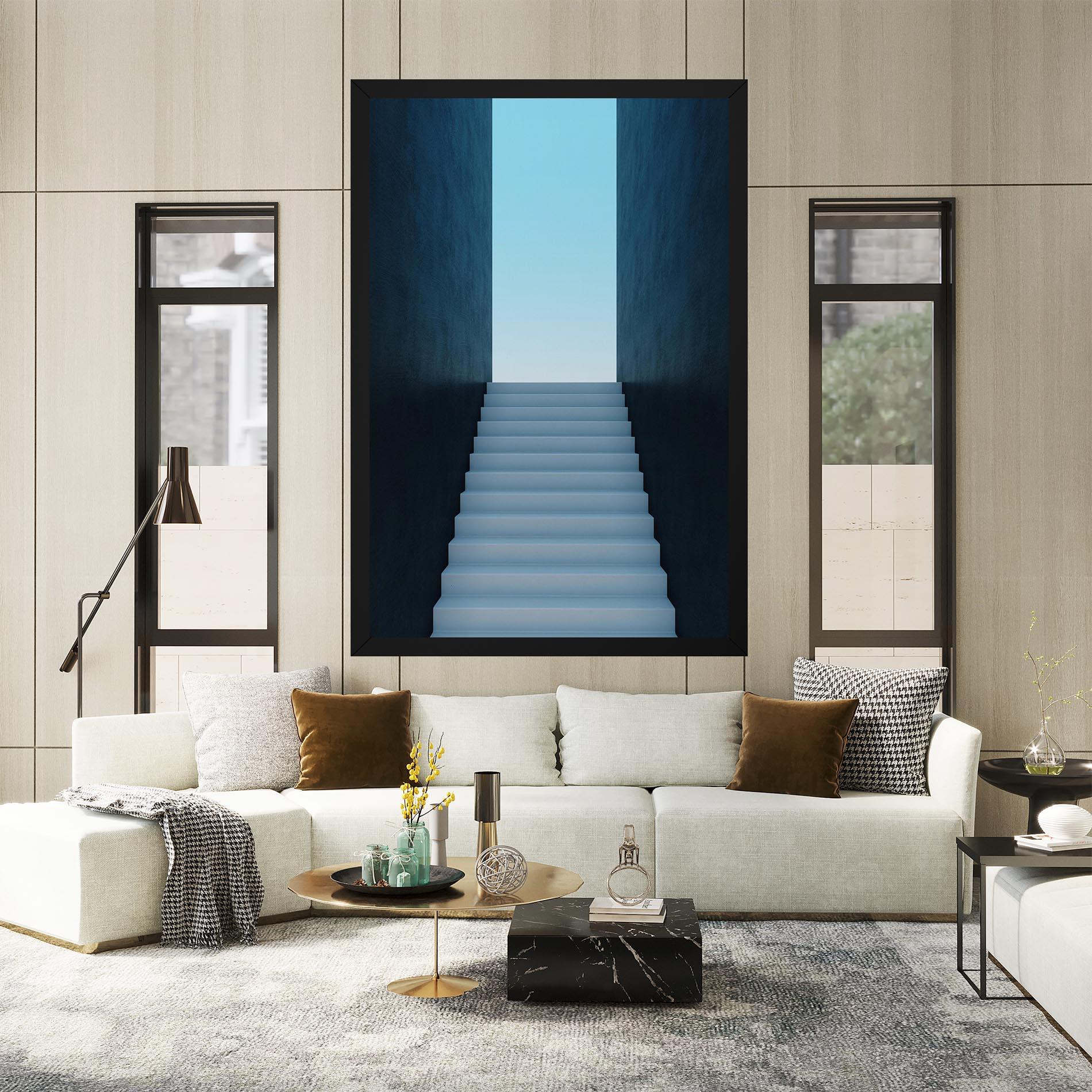 Картина на платно Forward Stairs mockup 2