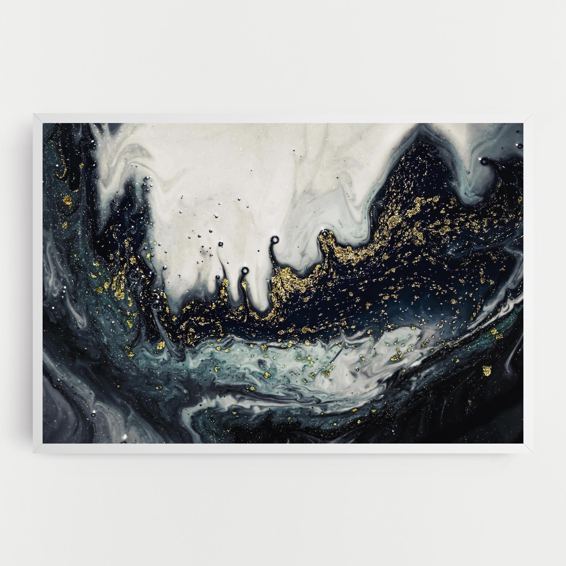 Картина на платно Abstract Black mockup 0