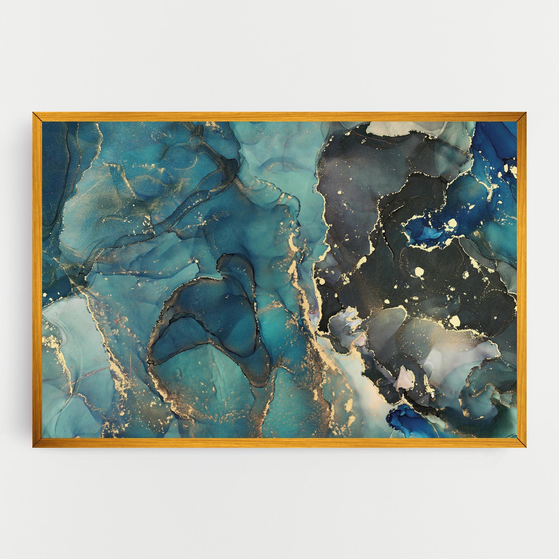 Картина на платно Blue Marble mockup 0