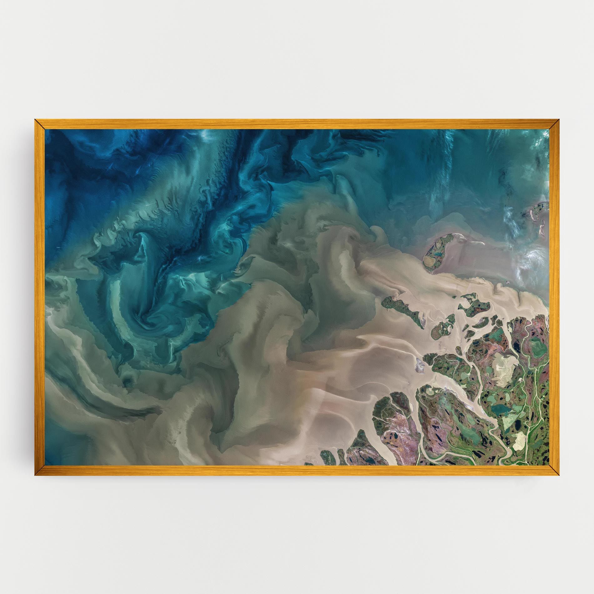 Ocean Blue Marble mockup 0