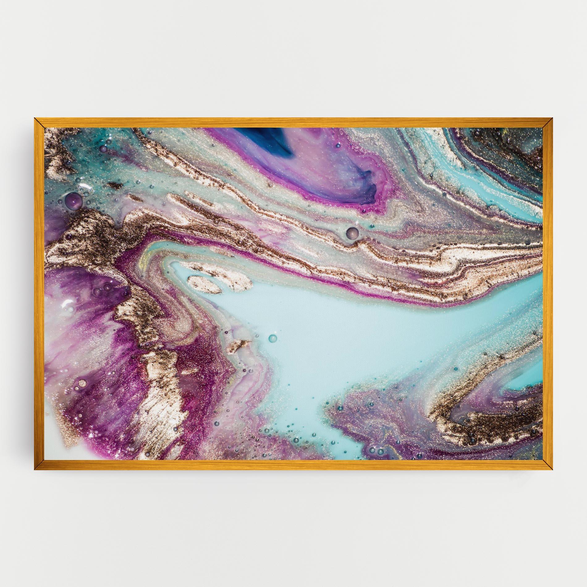 Картина на платно Pink Marble Shades mockup 0