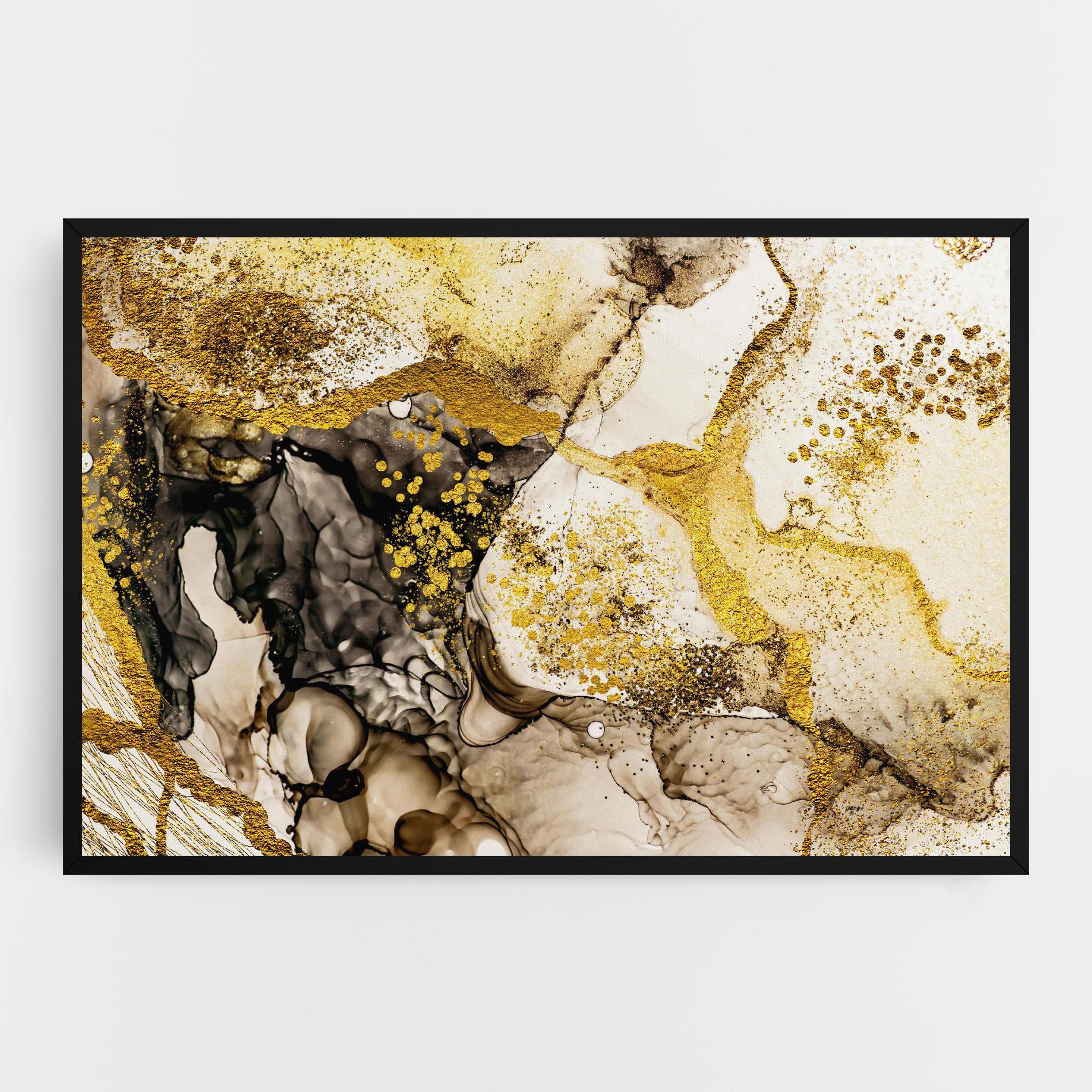 Картина на платно Golden Sand mockup 0